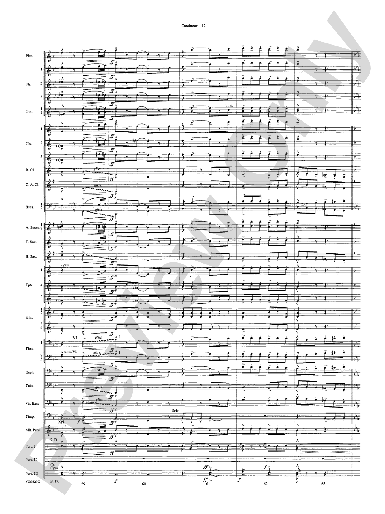 The Wizard of Oz (Medley): Concert Band Conductor Score & Parts