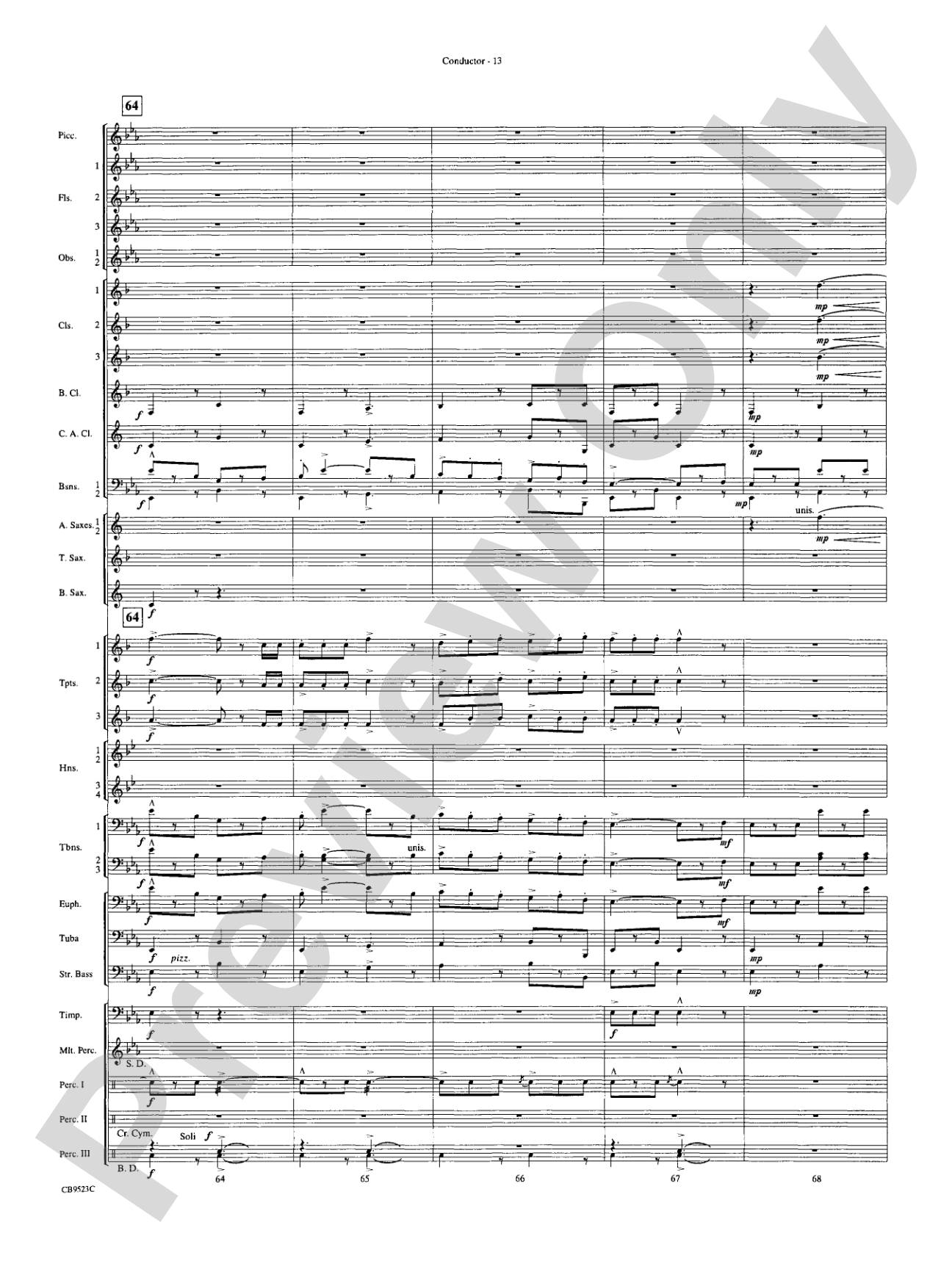 The Wizard of Oz (Medley): Concert Band Conductor Score & Parts