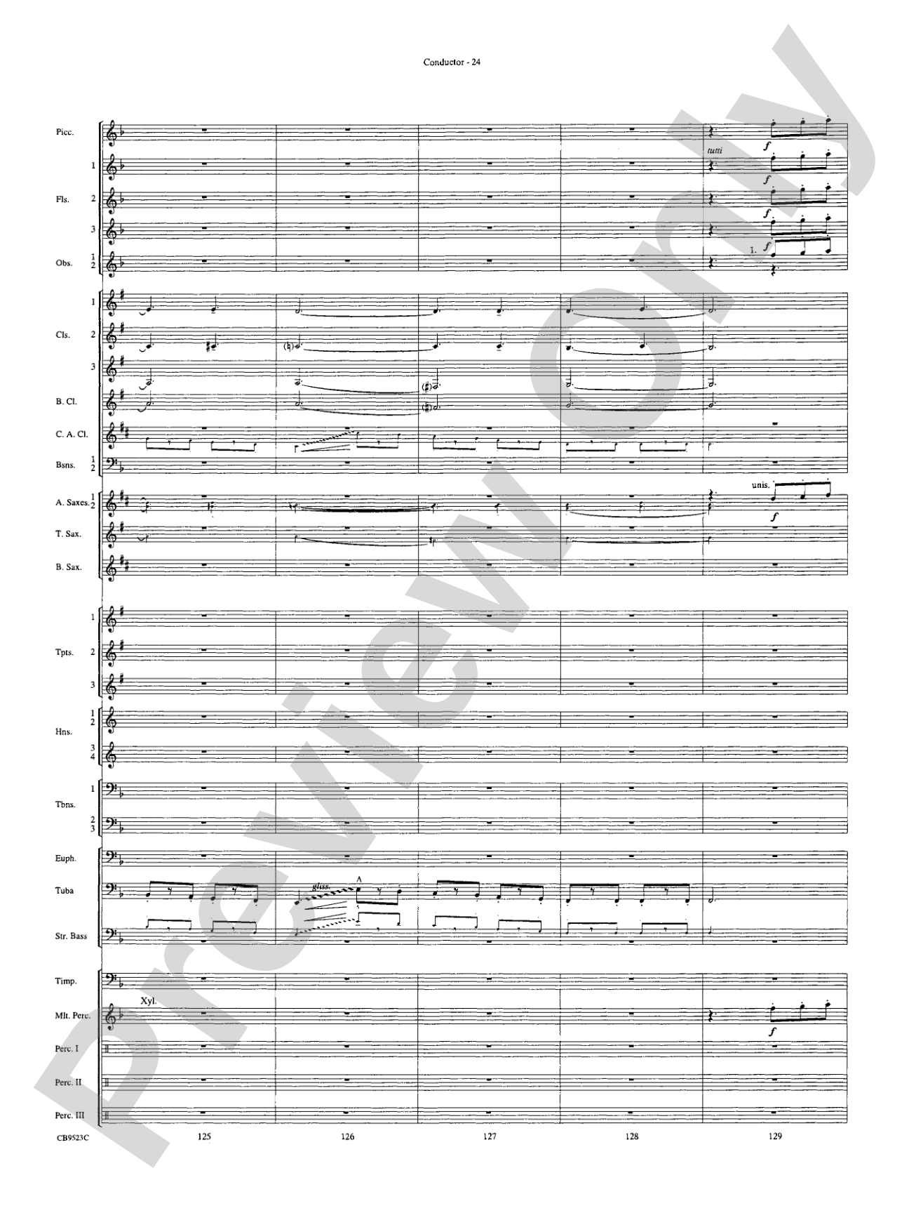 The Wizard of Oz (Medley): Concert Band Conductor Score & Parts