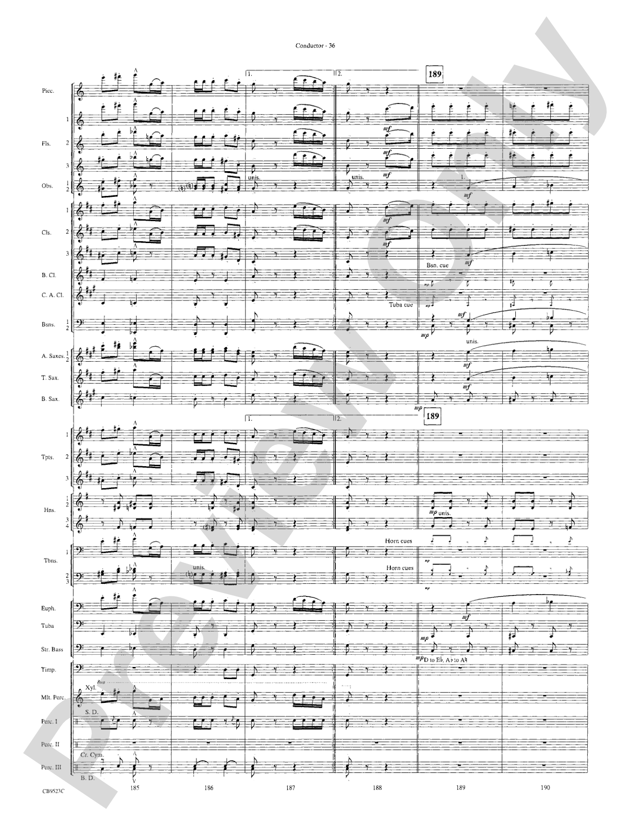 The Wizard of Oz (Medley): Concert Band Conductor Score & Parts