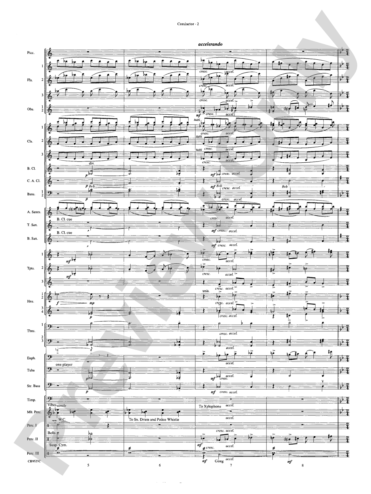 The Wizard of Oz (Medley): Concert Band Conductor Score & Parts