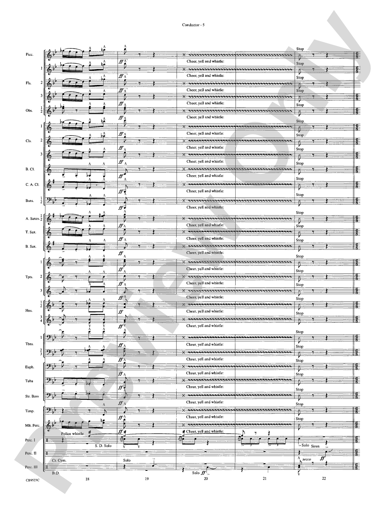 The Wizard of Oz (Medley): Concert Band Conductor Score & Parts