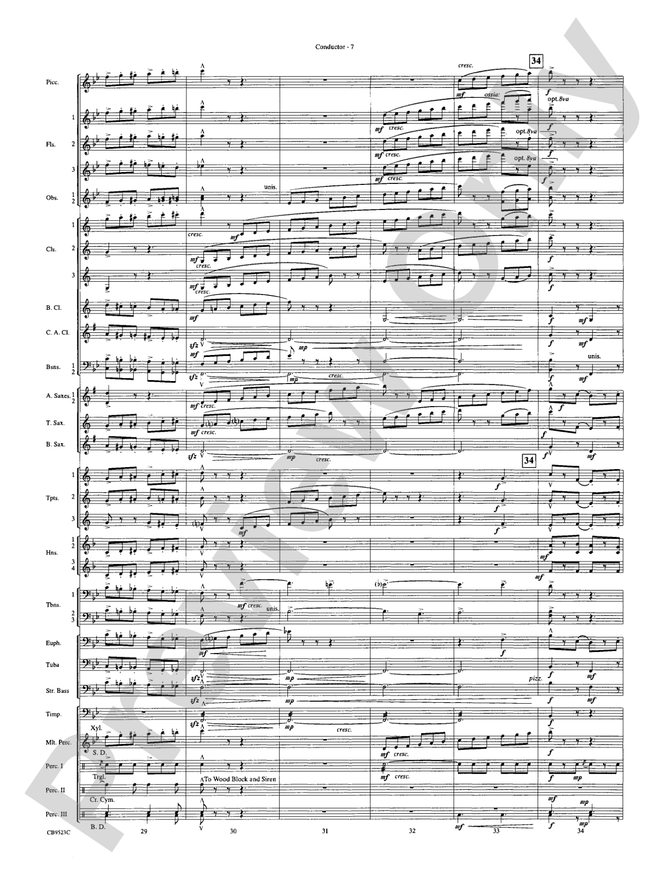 The Wizard of Oz (Medley): Concert Band Conductor Score & Parts