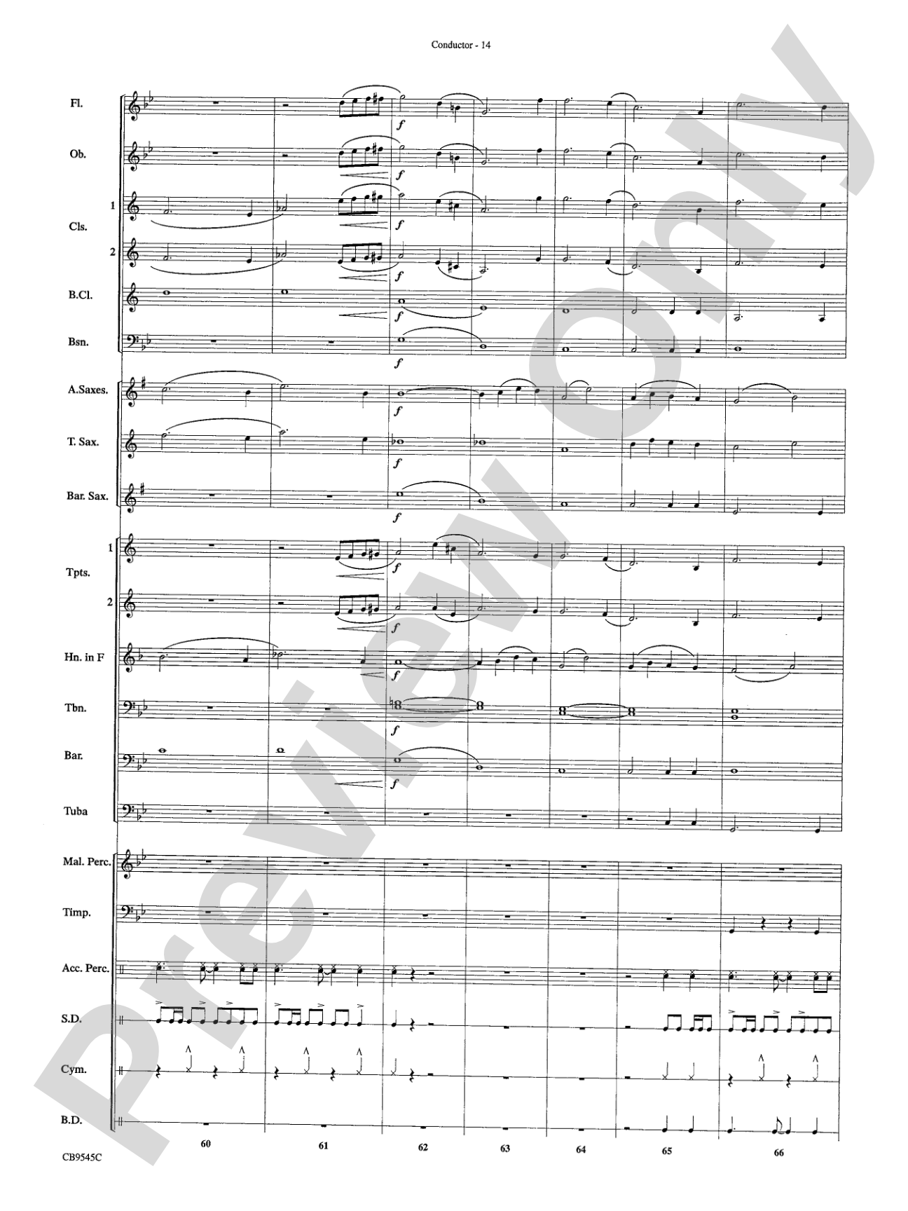 James Bond Returns: Concert Band Conductor Score & Parts