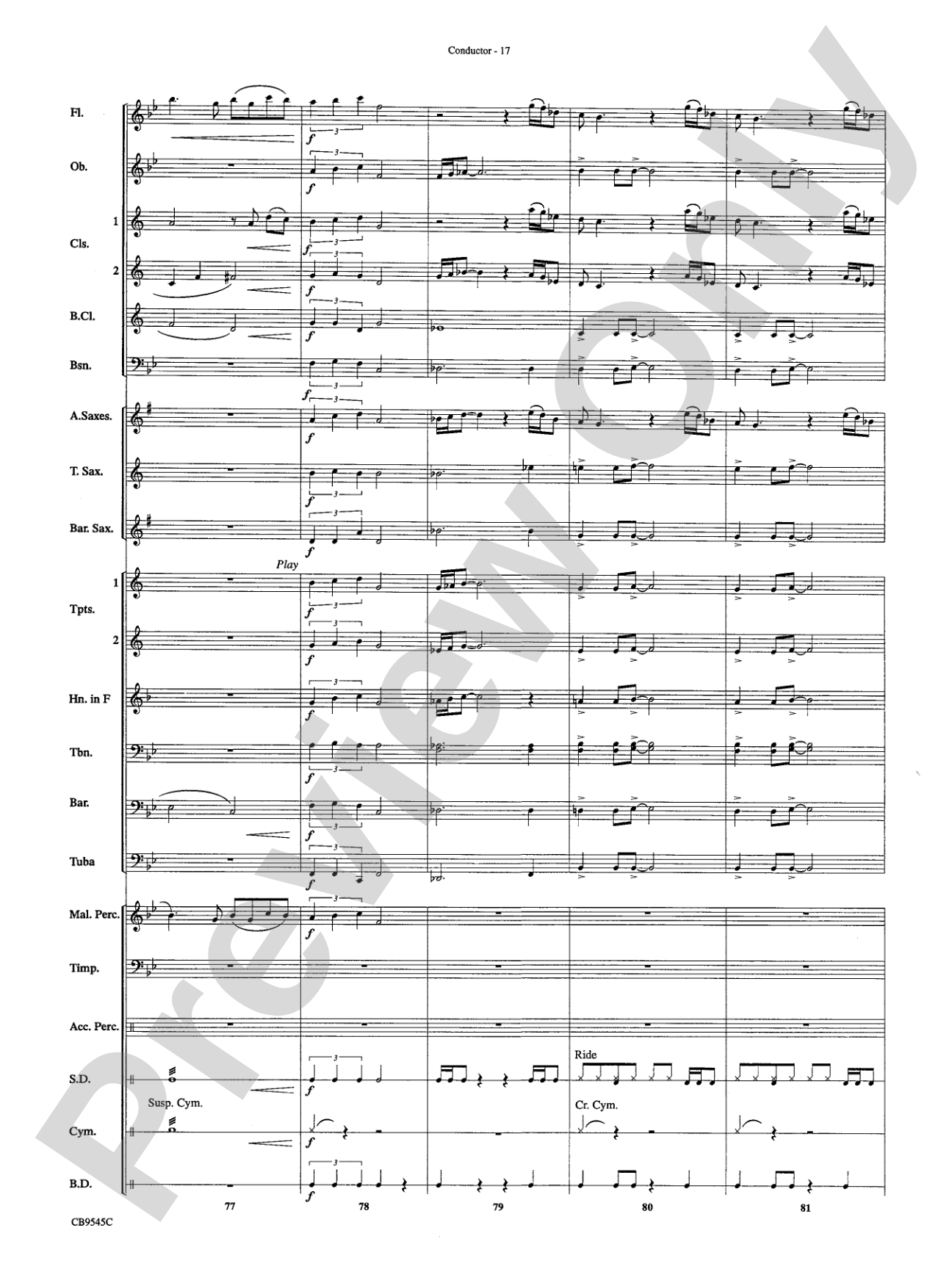 James Bond Returns: Concert Band Conductor Score & Parts
