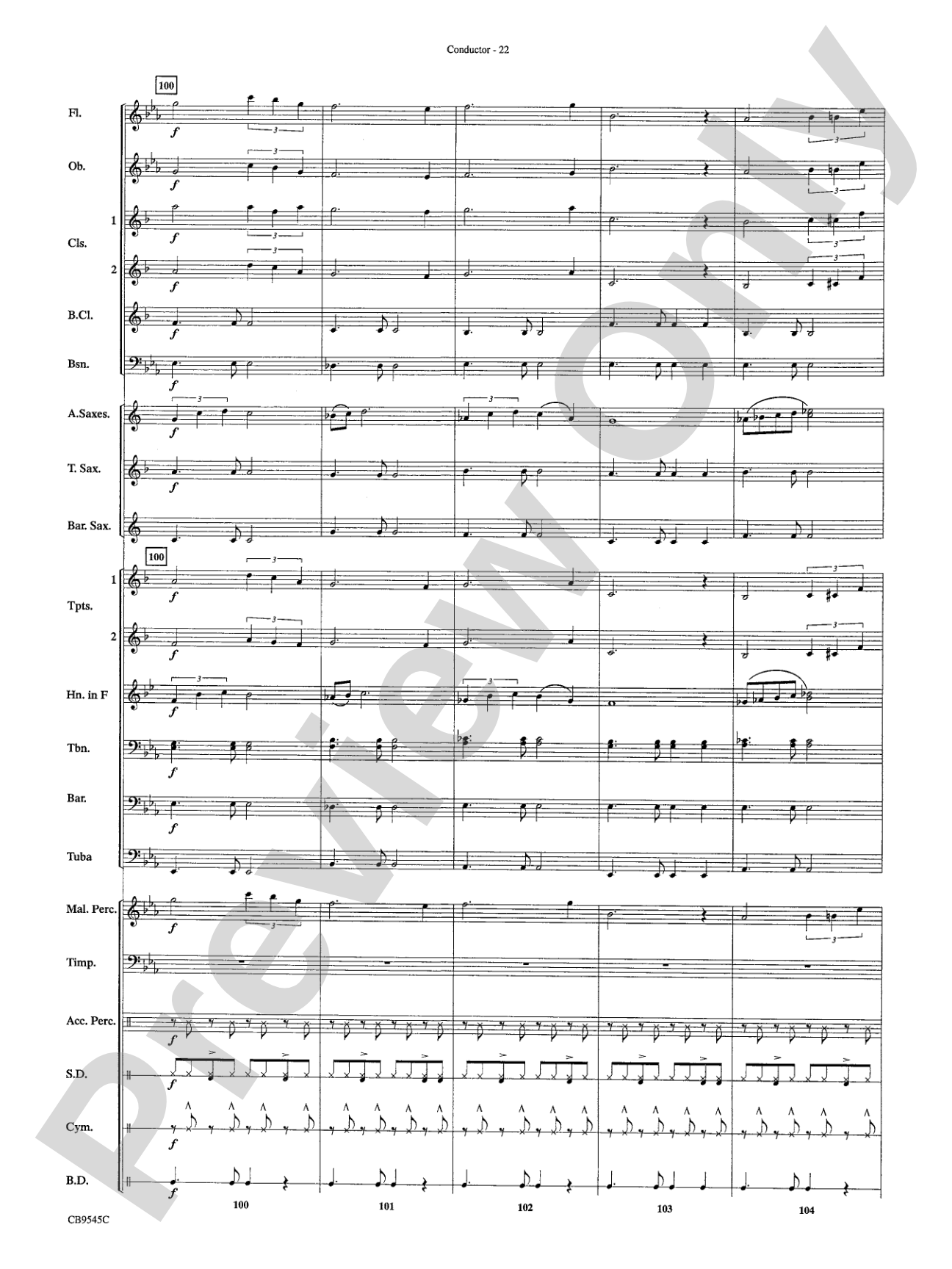 James Bond Returns: Concert Band Conductor Score & Parts