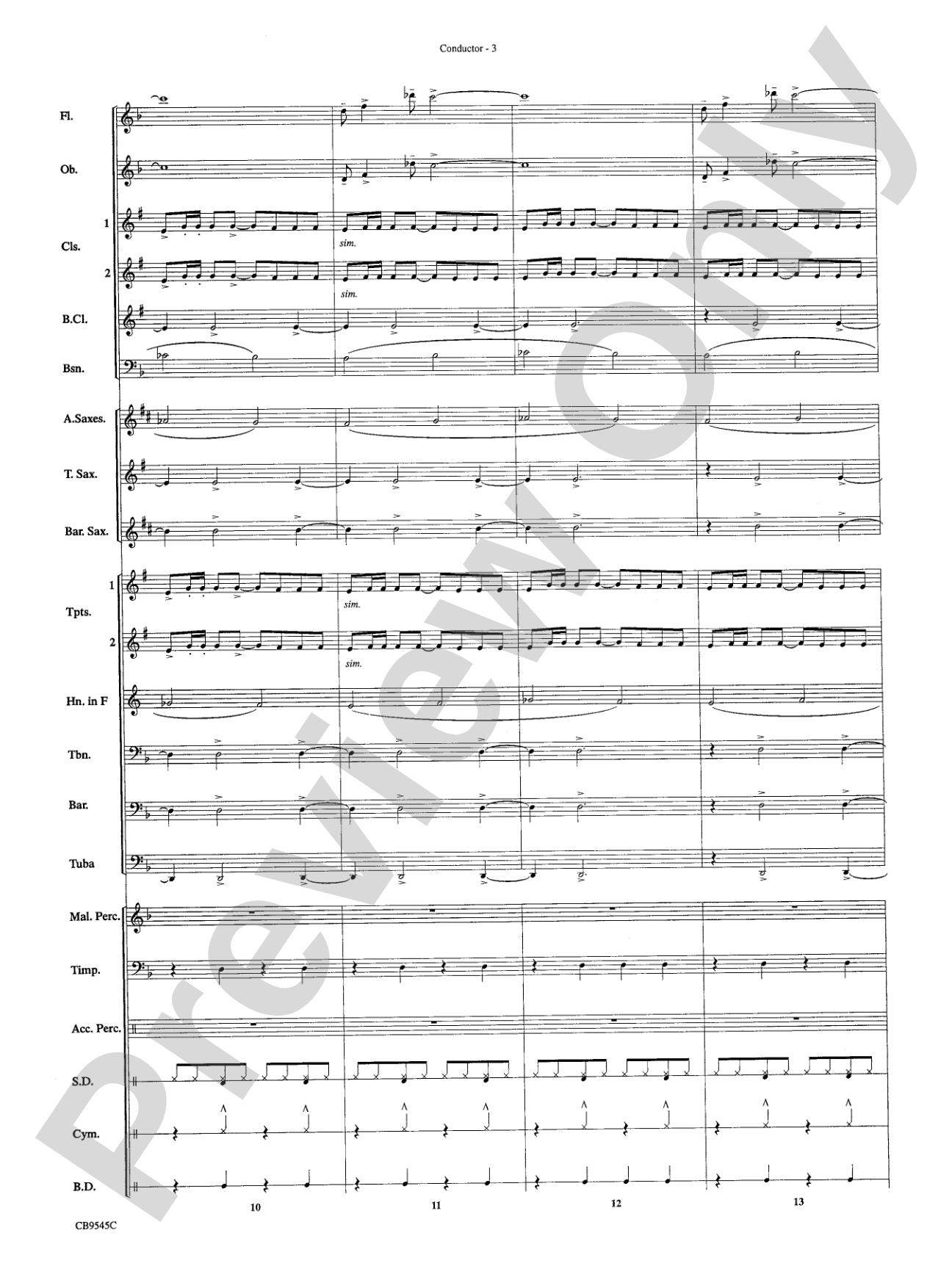 James Bond Returns: Concert Band Conductor Score & Parts