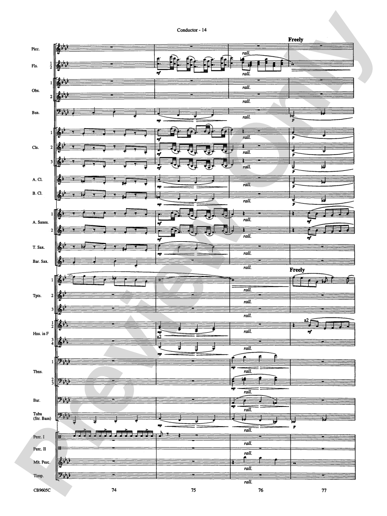 The Symphonic Gershwin: Concert Band Conductor Score & Parts