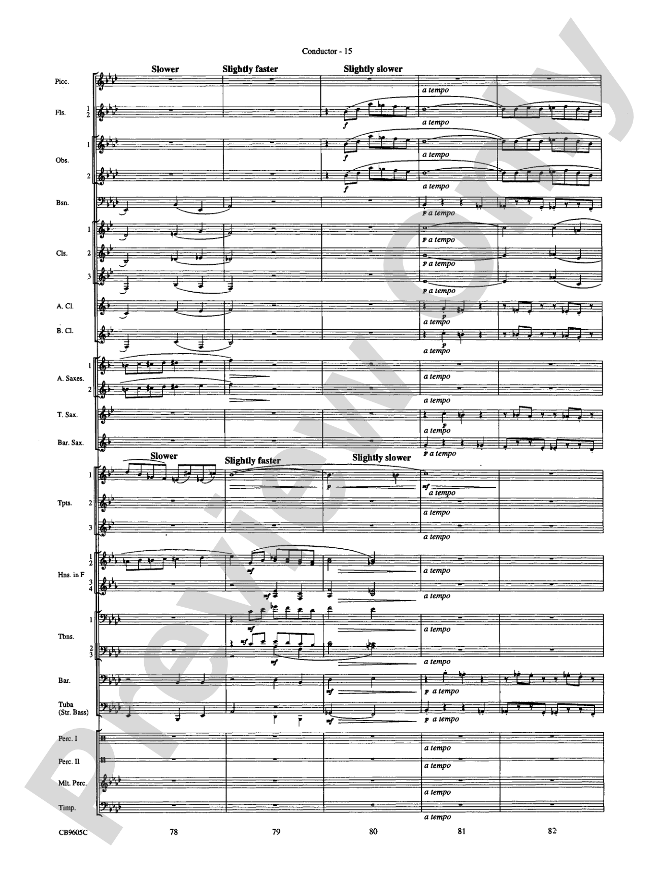 The Symphonic Gershwin: Concert Band Conductor Score & Parts