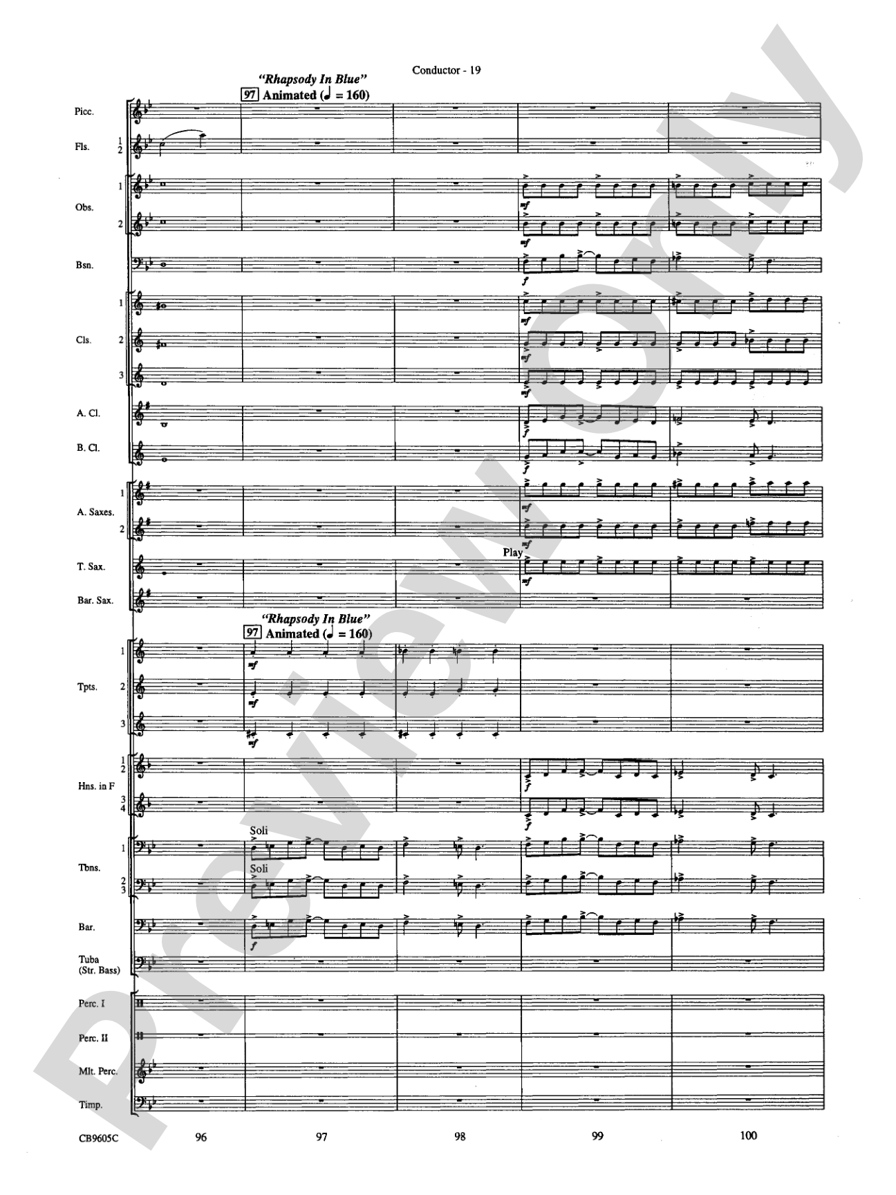 The Symphonic Gershwin: Concert Band Conductor Score & Parts