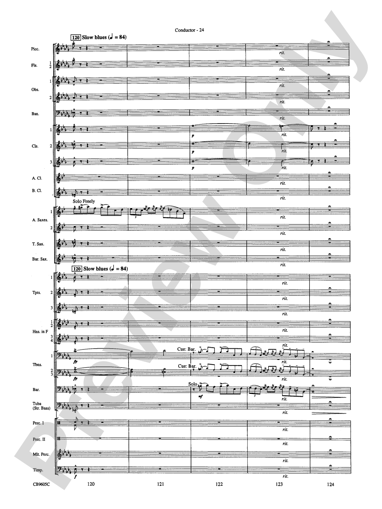 The Symphonic Gershwin: Concert Band Conductor Score & Parts