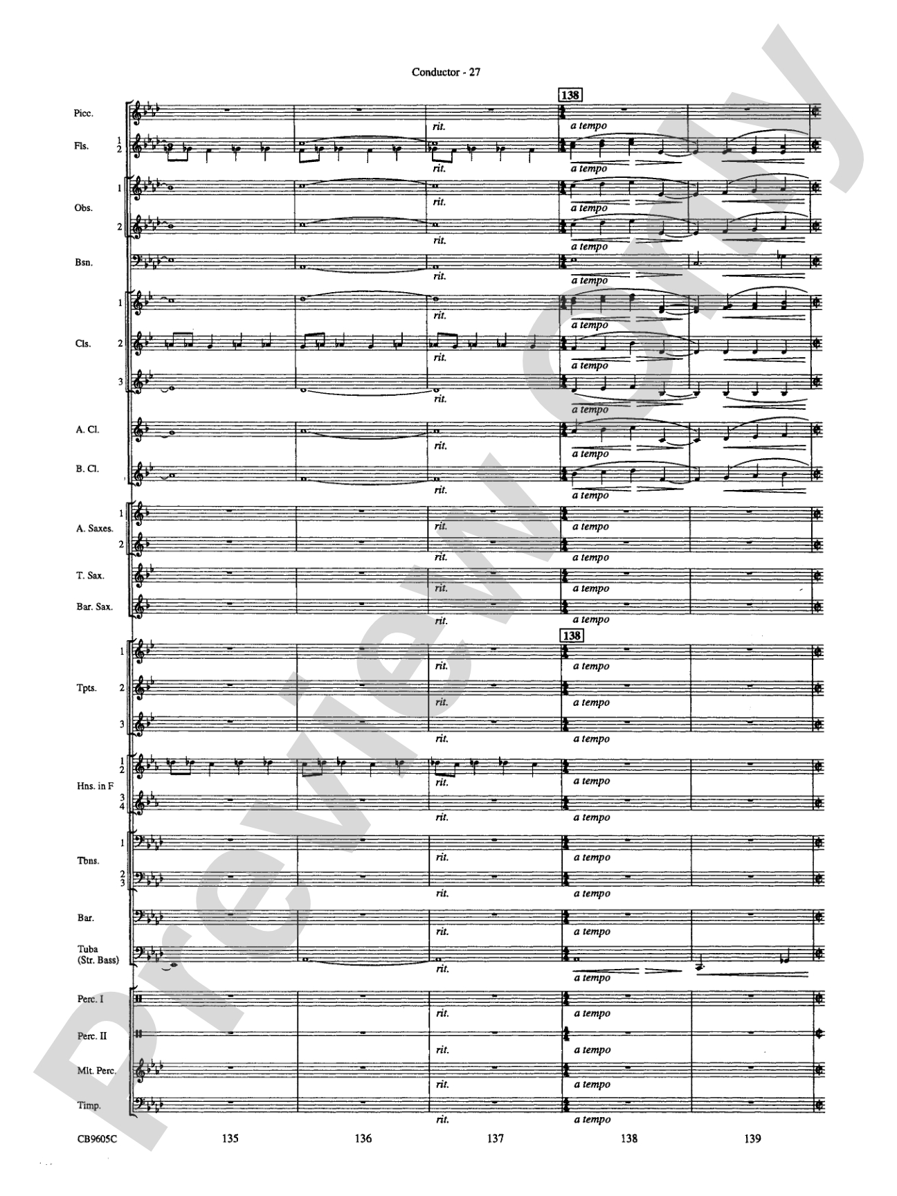 The Symphonic Gershwin: Concert Band Conductor Score & Parts