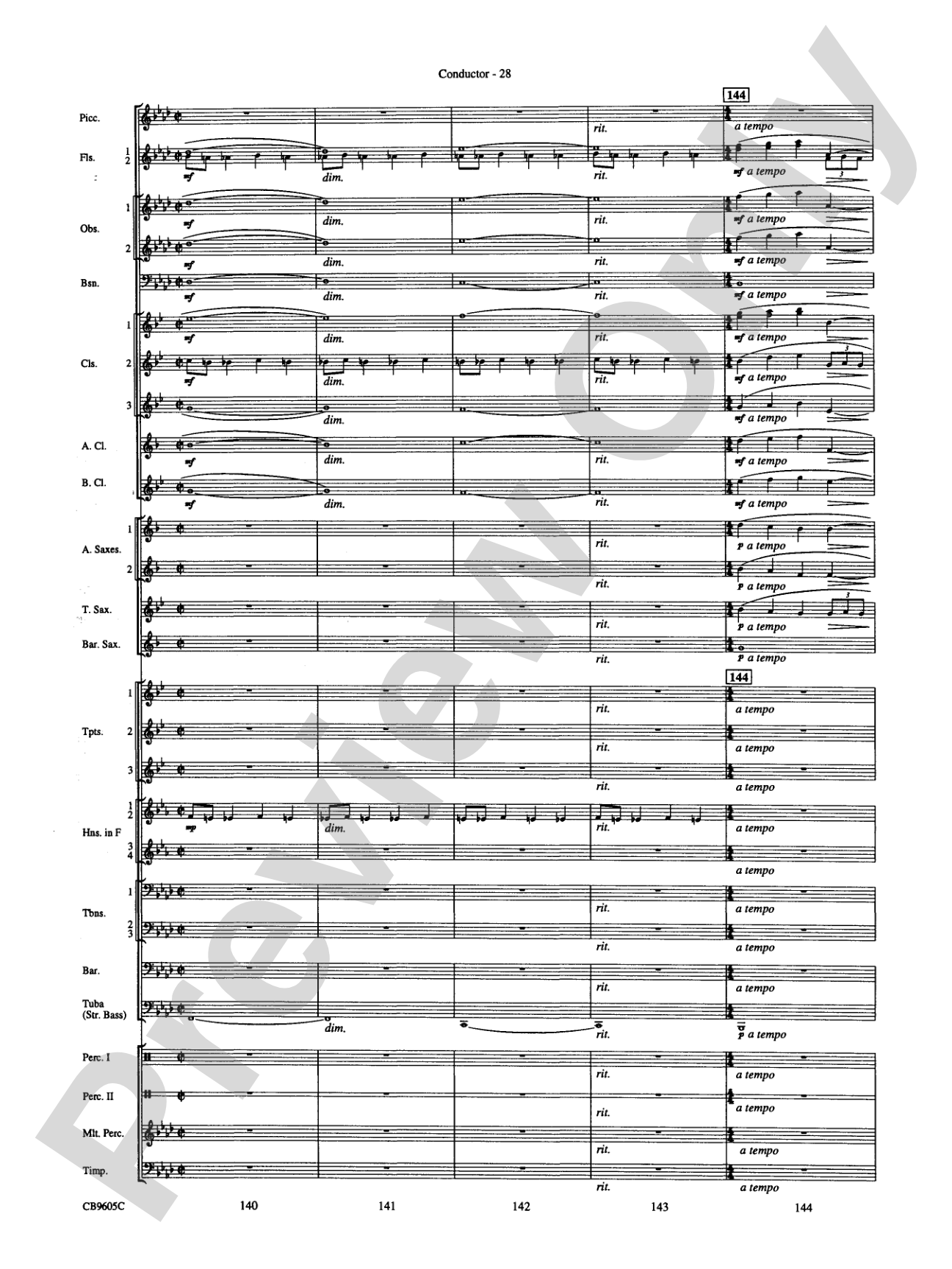 The Symphonic Gershwin: Concert Band Conductor Score & Parts