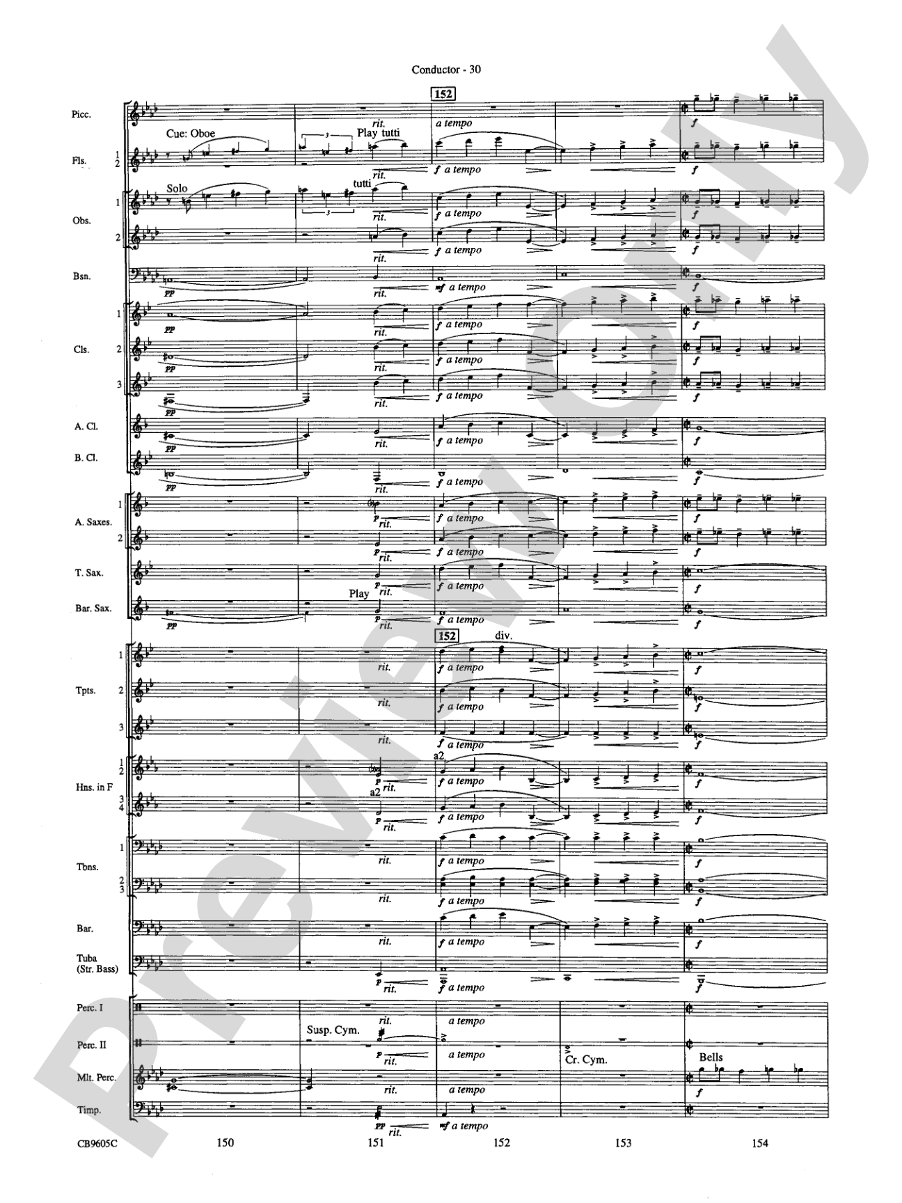 The Symphonic Gershwin: Concert Band Conductor Score & Parts