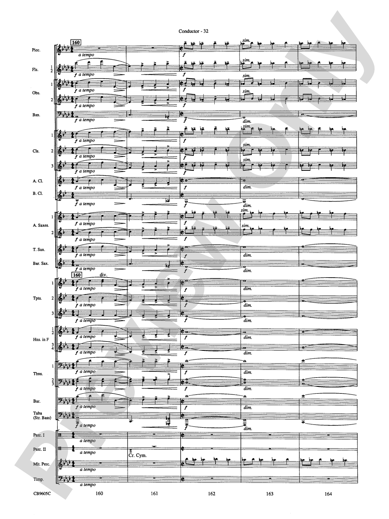 The Symphonic Gershwin: Concert Band Conductor Score & Parts