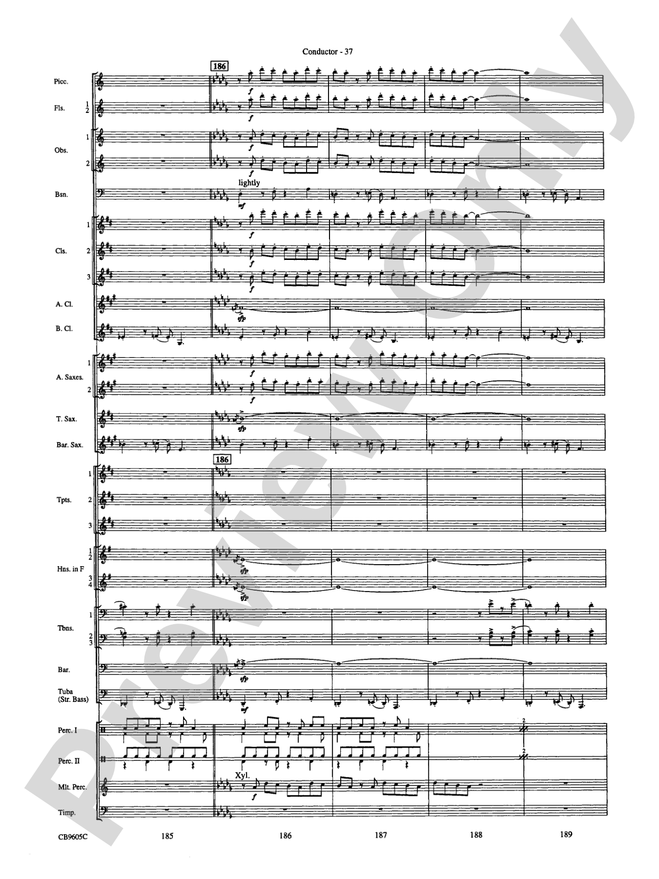 The Symphonic Gershwin: Concert Band Conductor Score & Parts