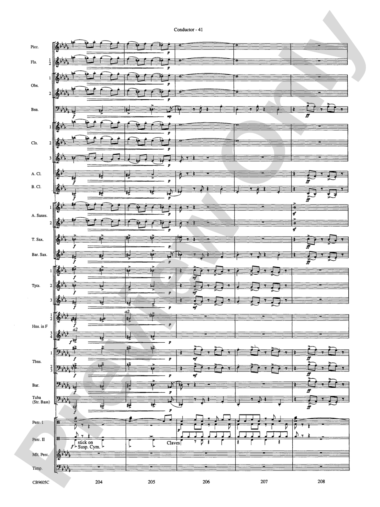 The Symphonic Gershwin: Concert Band Conductor Score & Parts