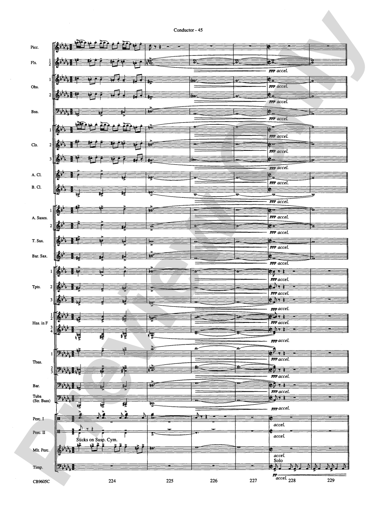 The Symphonic Gershwin: Concert Band Conductor Score & Parts