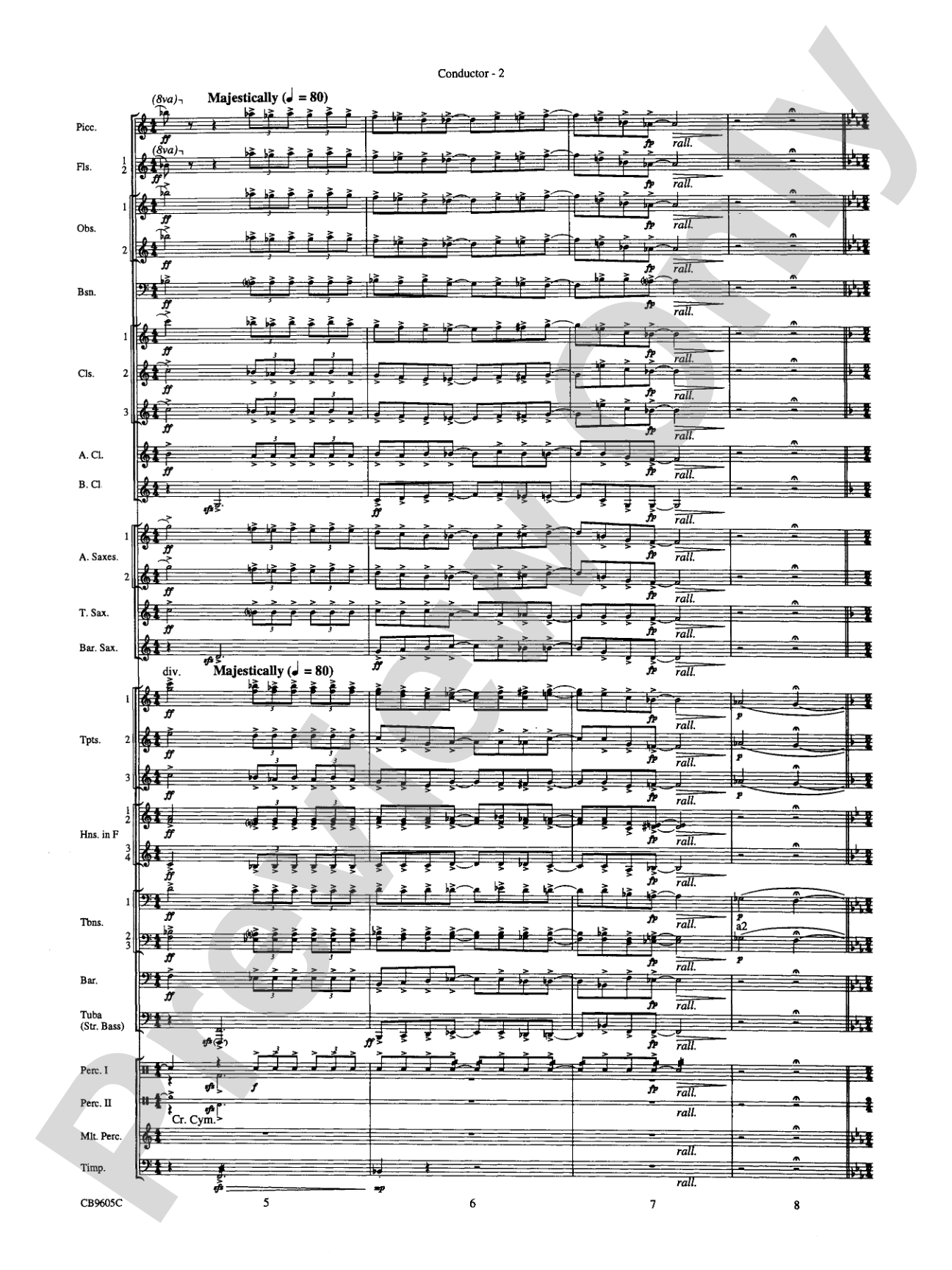 The Symphonic Gershwin: Concert Band Conductor Score & Parts