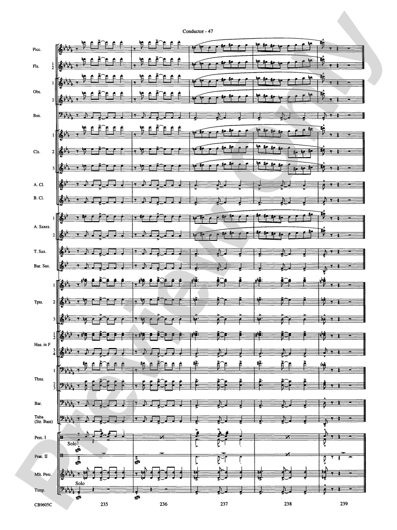 The Symphonic Gershwin: Concert Band Conductor Score & Parts
