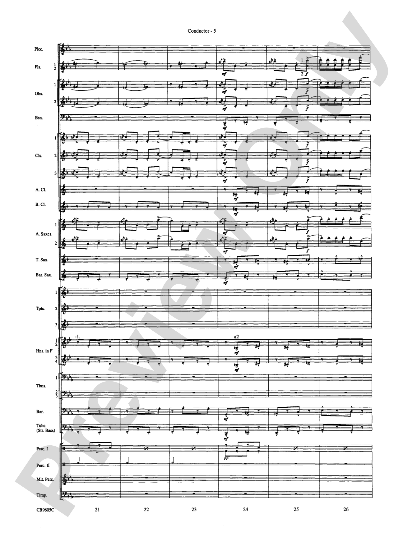 The Symphonic Gershwin: Concert Band Conductor Score & Parts