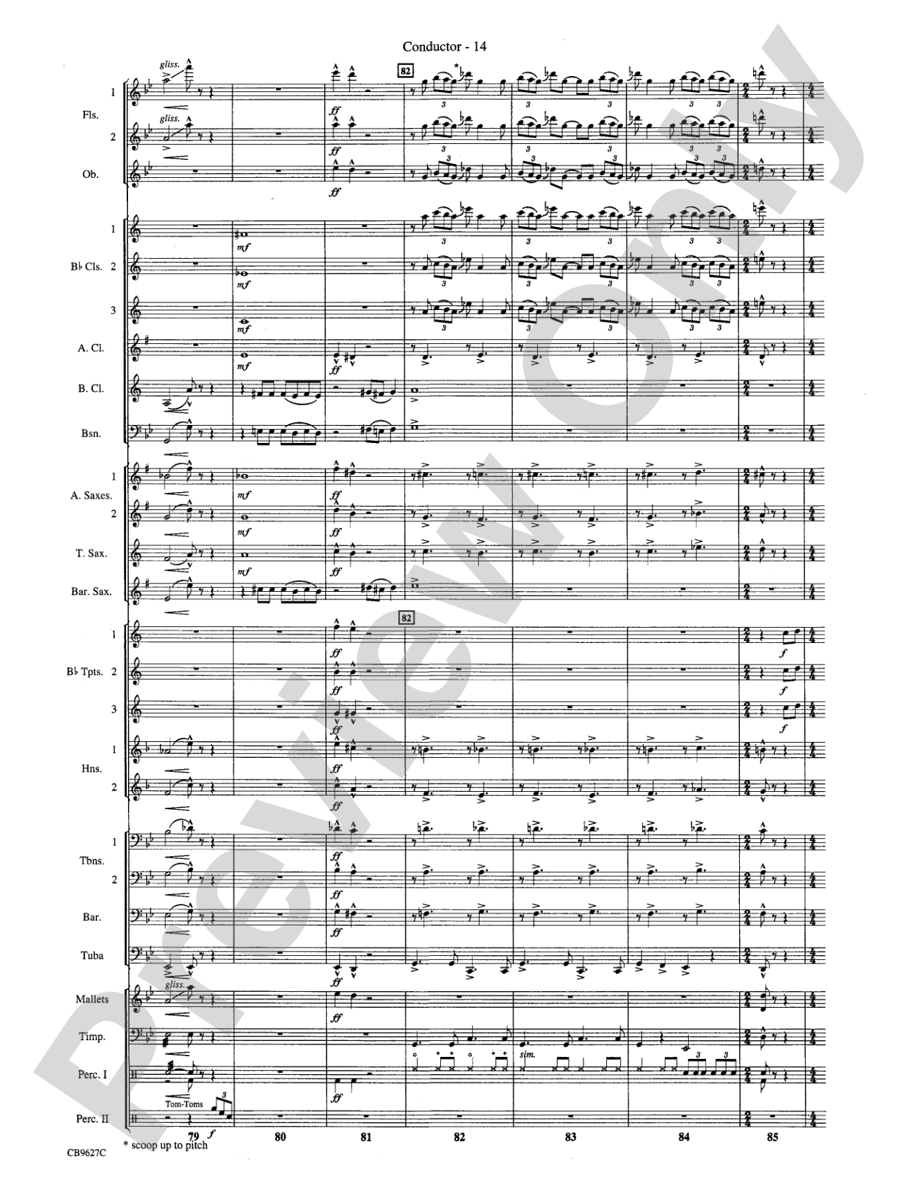 How the Grinch Stole Christmas: Concert Band Conductor Score & Parts