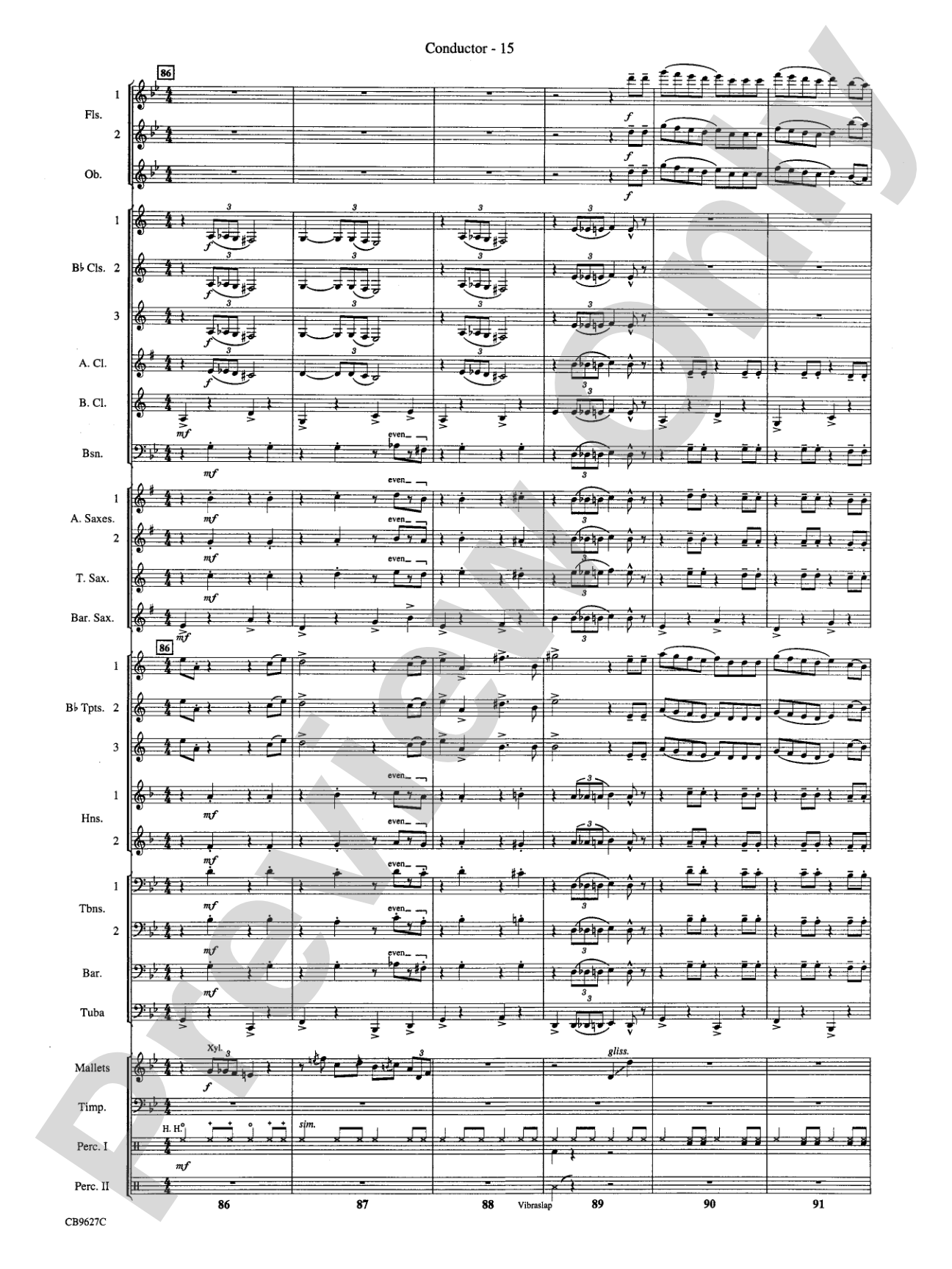 How the Grinch Stole Christmas: Concert Band Conductor Score & Parts