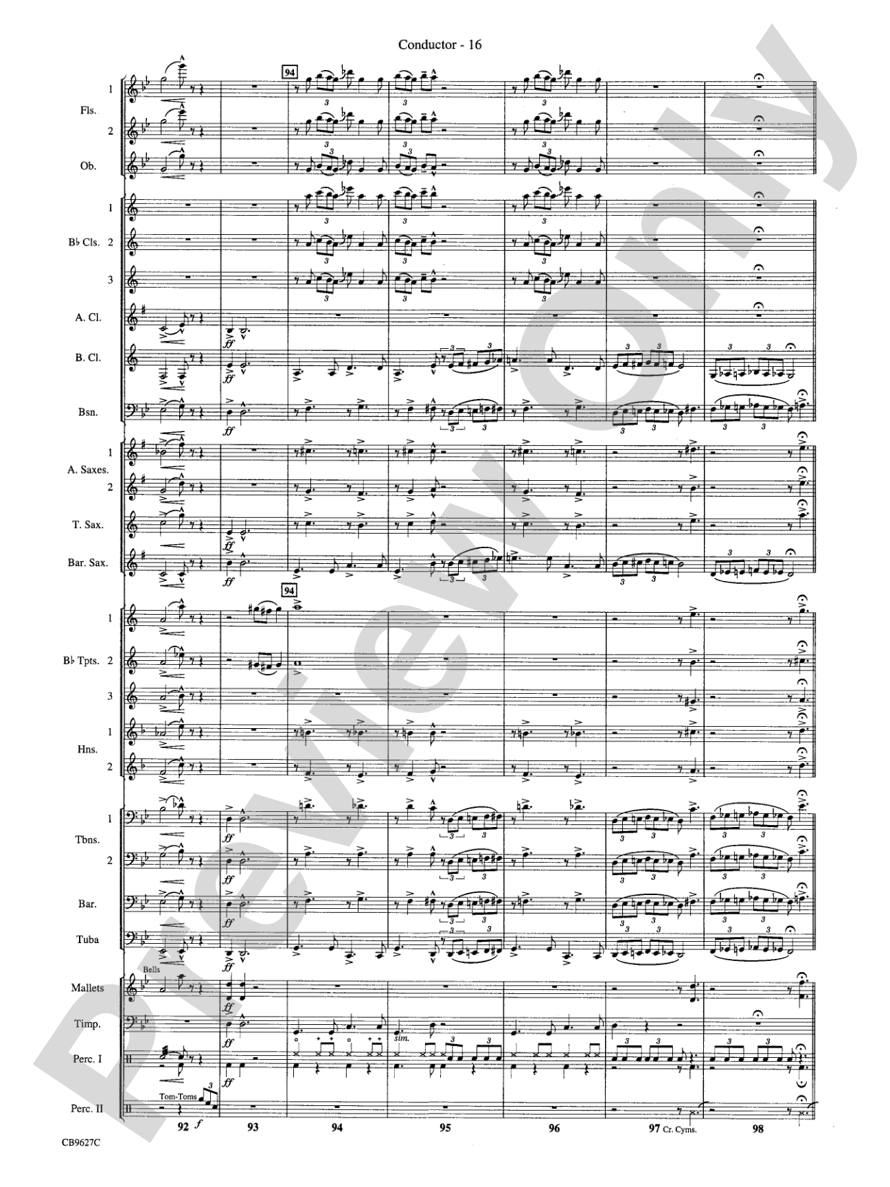 How the Grinch Stole Christmas: Concert Band Conductor Score & Parts