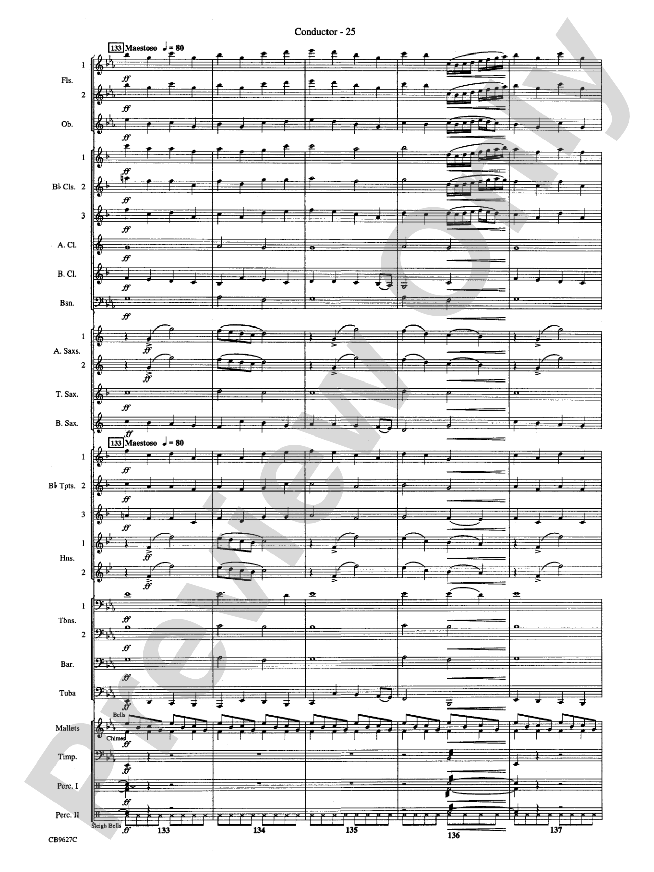 How the Grinch Stole Christmas: Concert Band Conductor Score & Parts