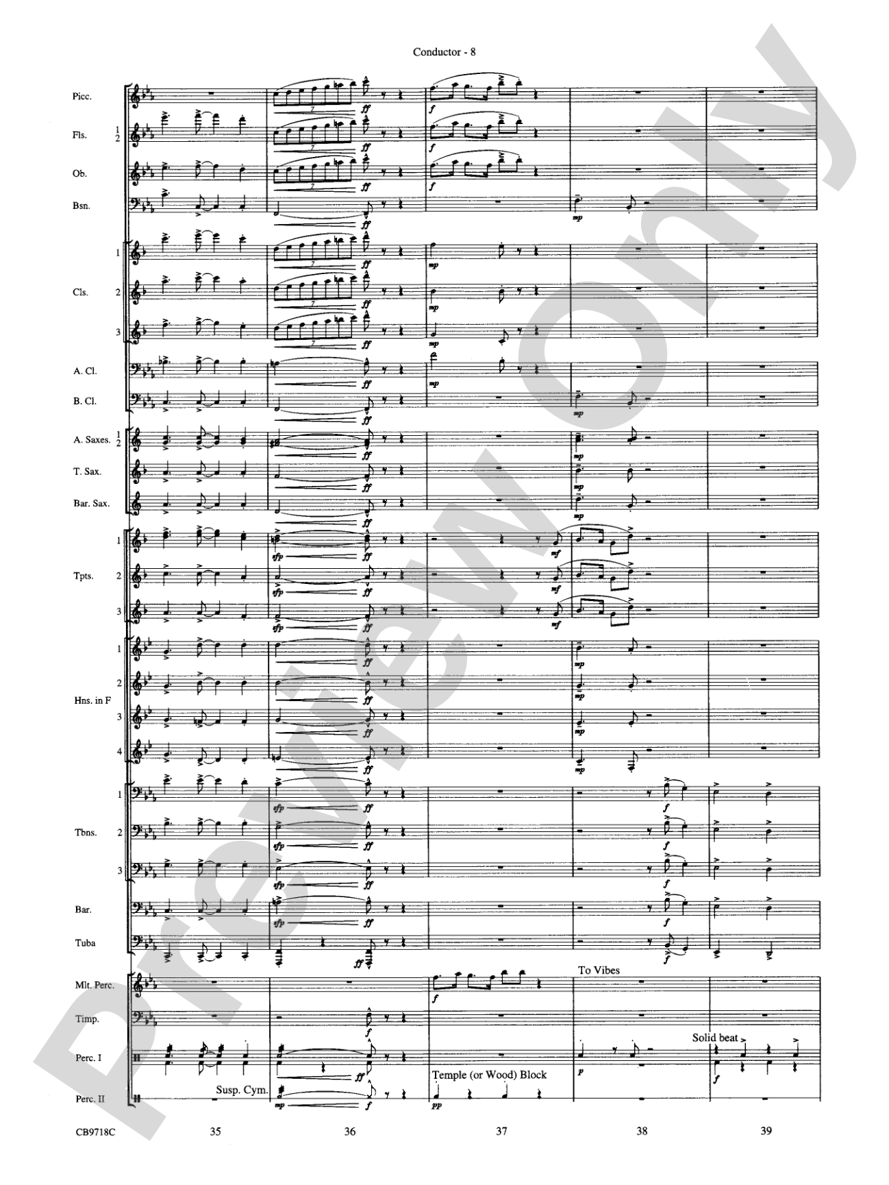 Gershwin! (Medley): Concert Band Conductor Score & Parts
