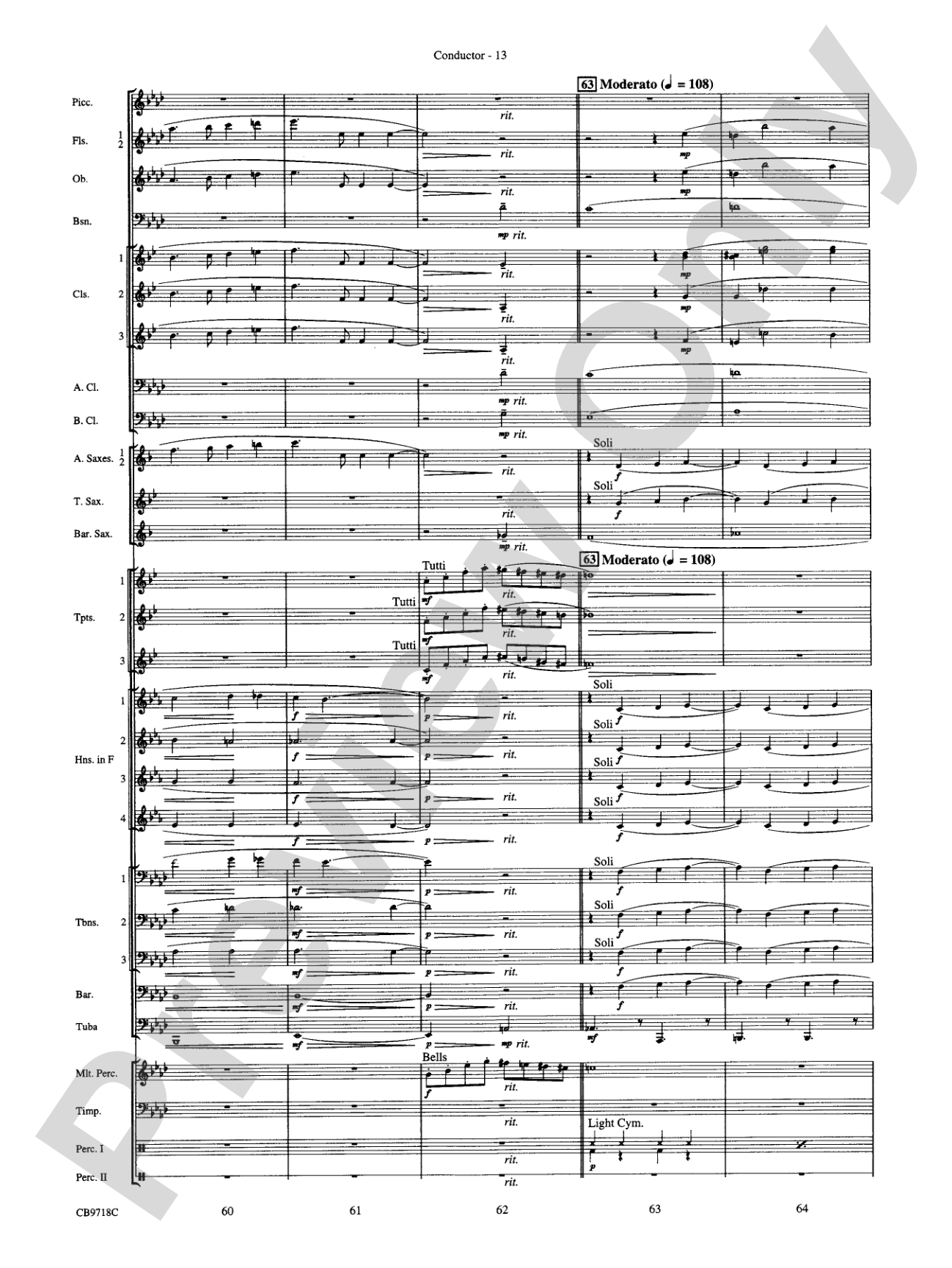 Gershwin! (Medley): Concert Band Conductor Score & Parts