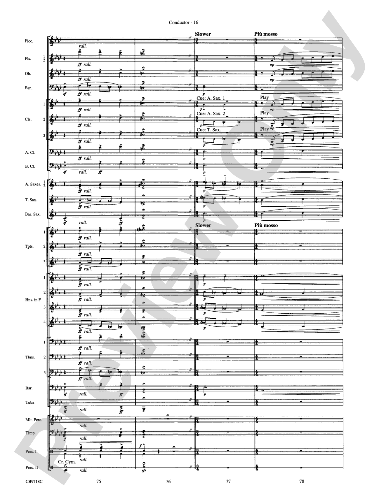Gershwin! (Medley): Concert Band Conductor Score & Parts