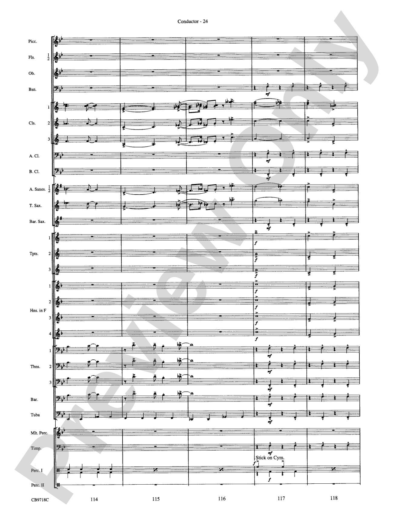 Gershwin! (Medley): Concert Band Conductor Score & Parts