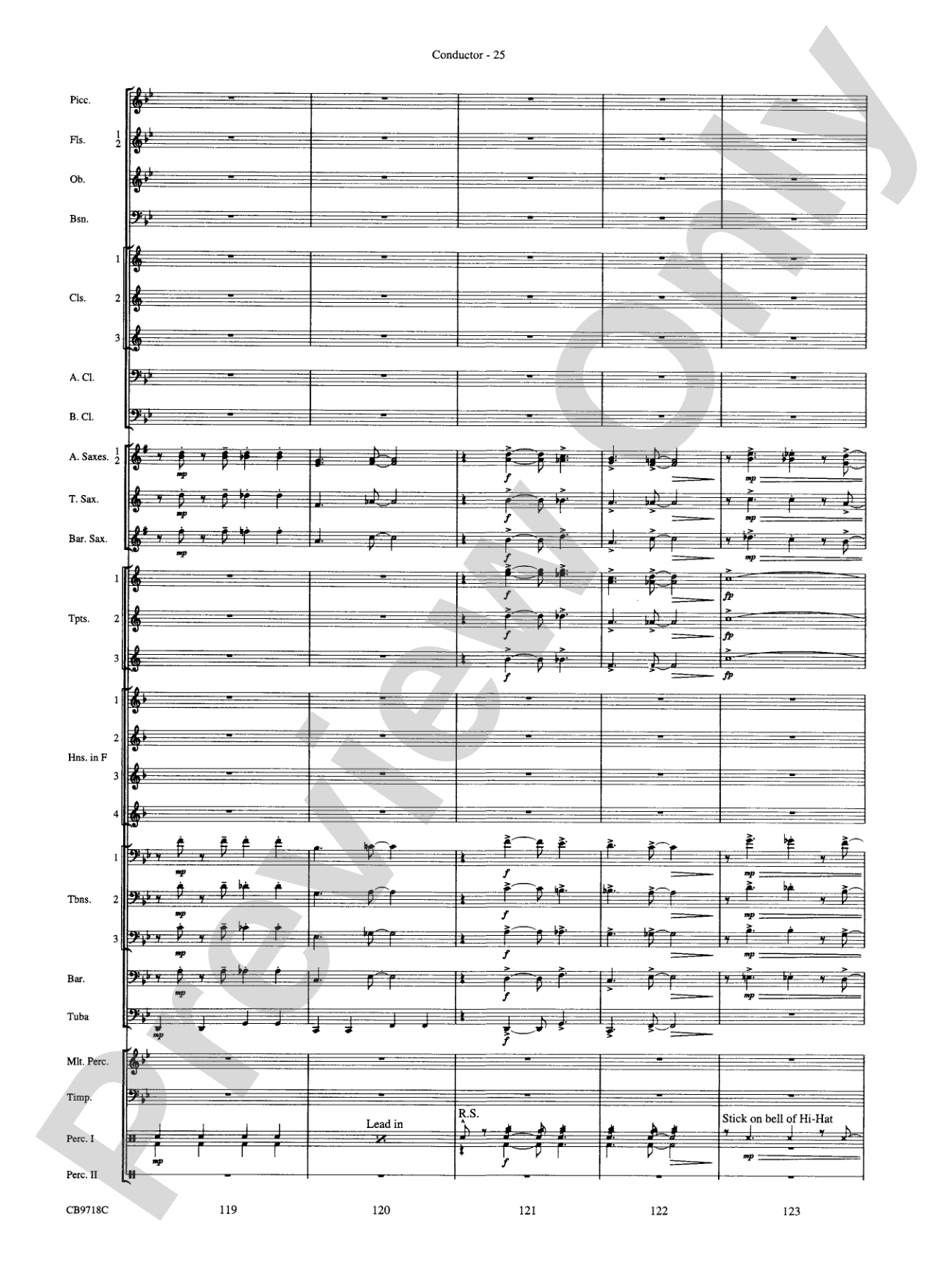 Gershwin! (Medley): Concert Band Conductor Score & Parts