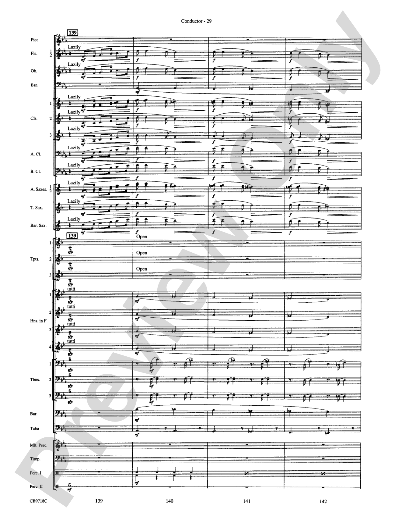 Gershwin! (Medley): Concert Band Conductor Score & Parts