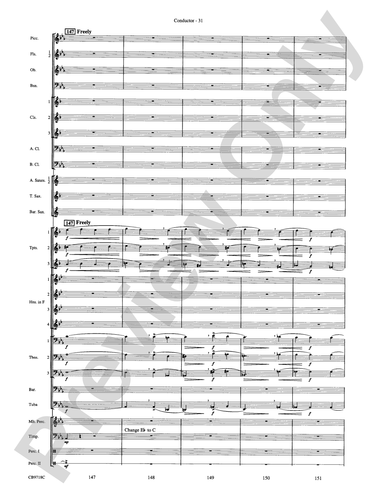 Gershwin! (Medley): Concert Band Conductor Score & Parts