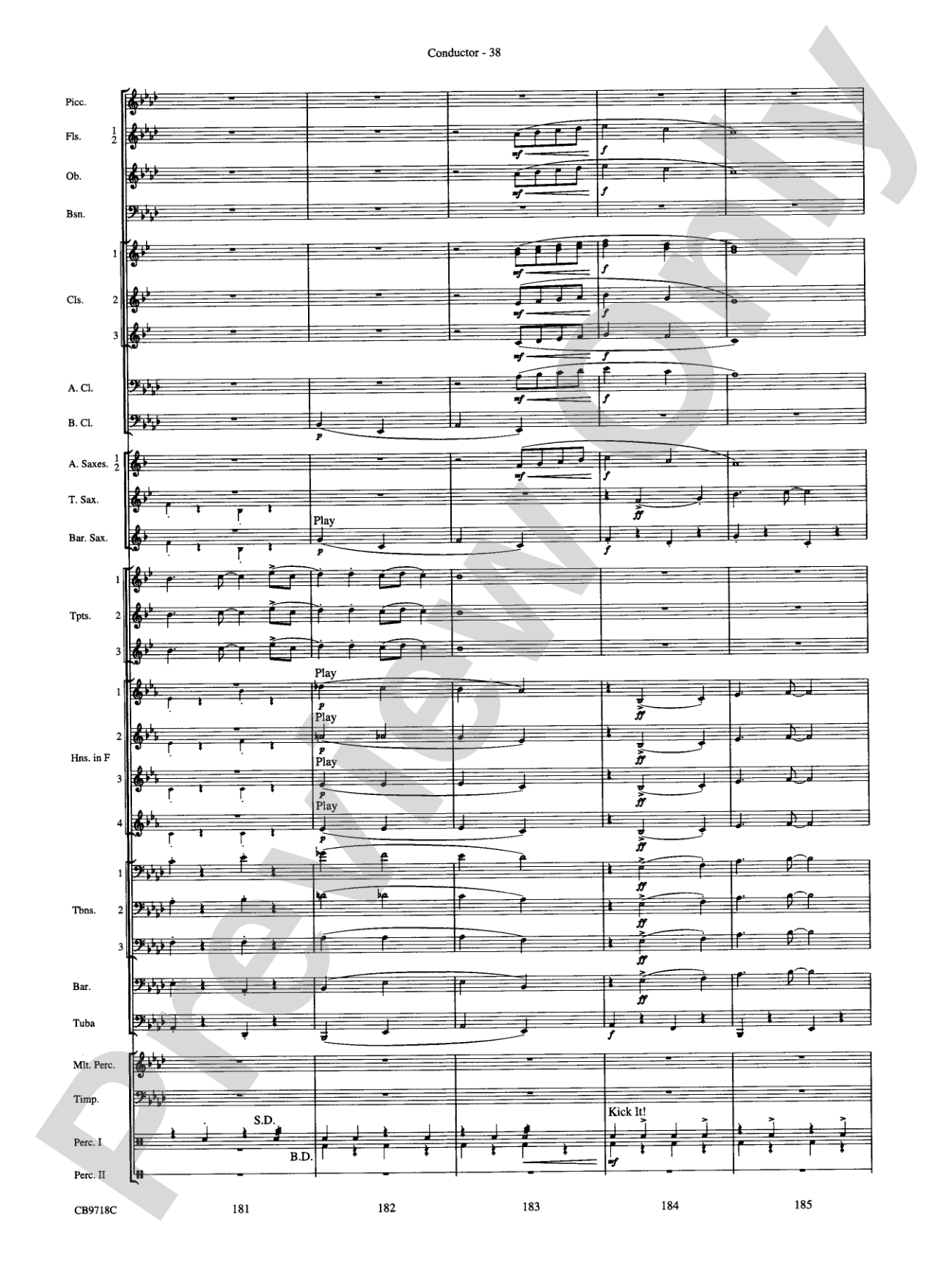 Gershwin! (Medley): Concert Band Conductor Score & Parts