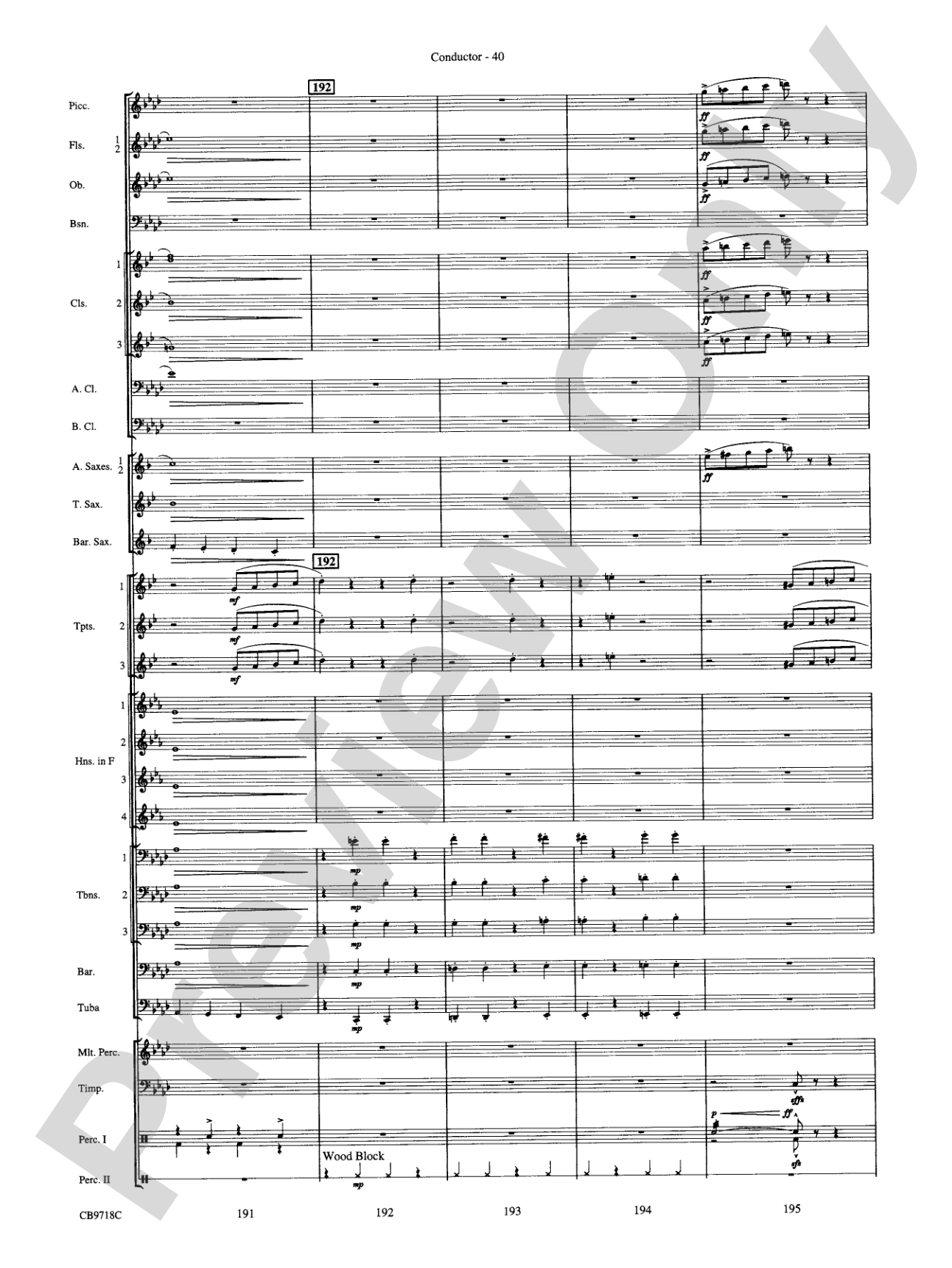 Gershwin! (Medley): Concert Band Conductor Score & Parts