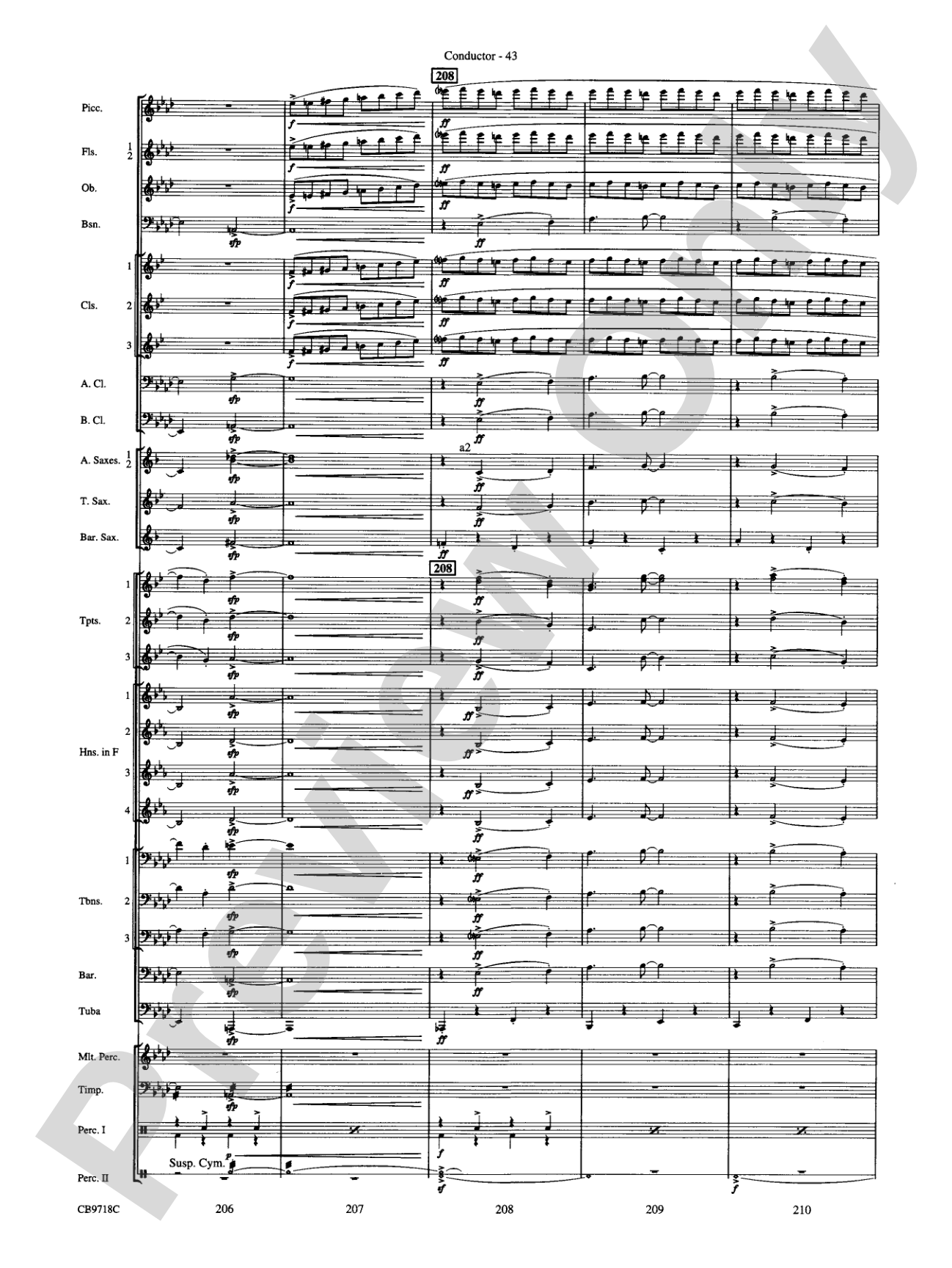 Gershwin! (Medley): Concert Band Conductor Score & Parts