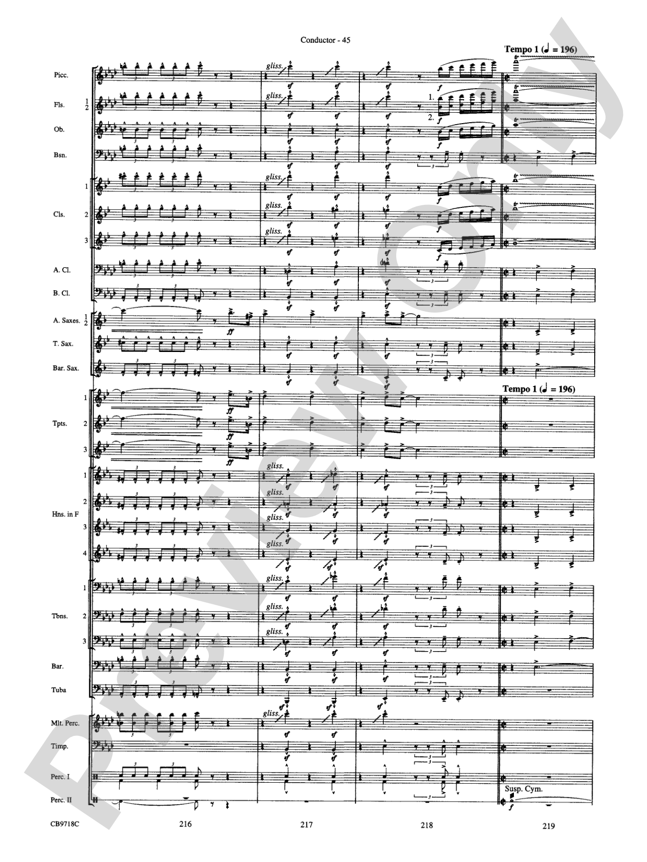 Gershwin! (Medley): Concert Band Conductor Score & Parts