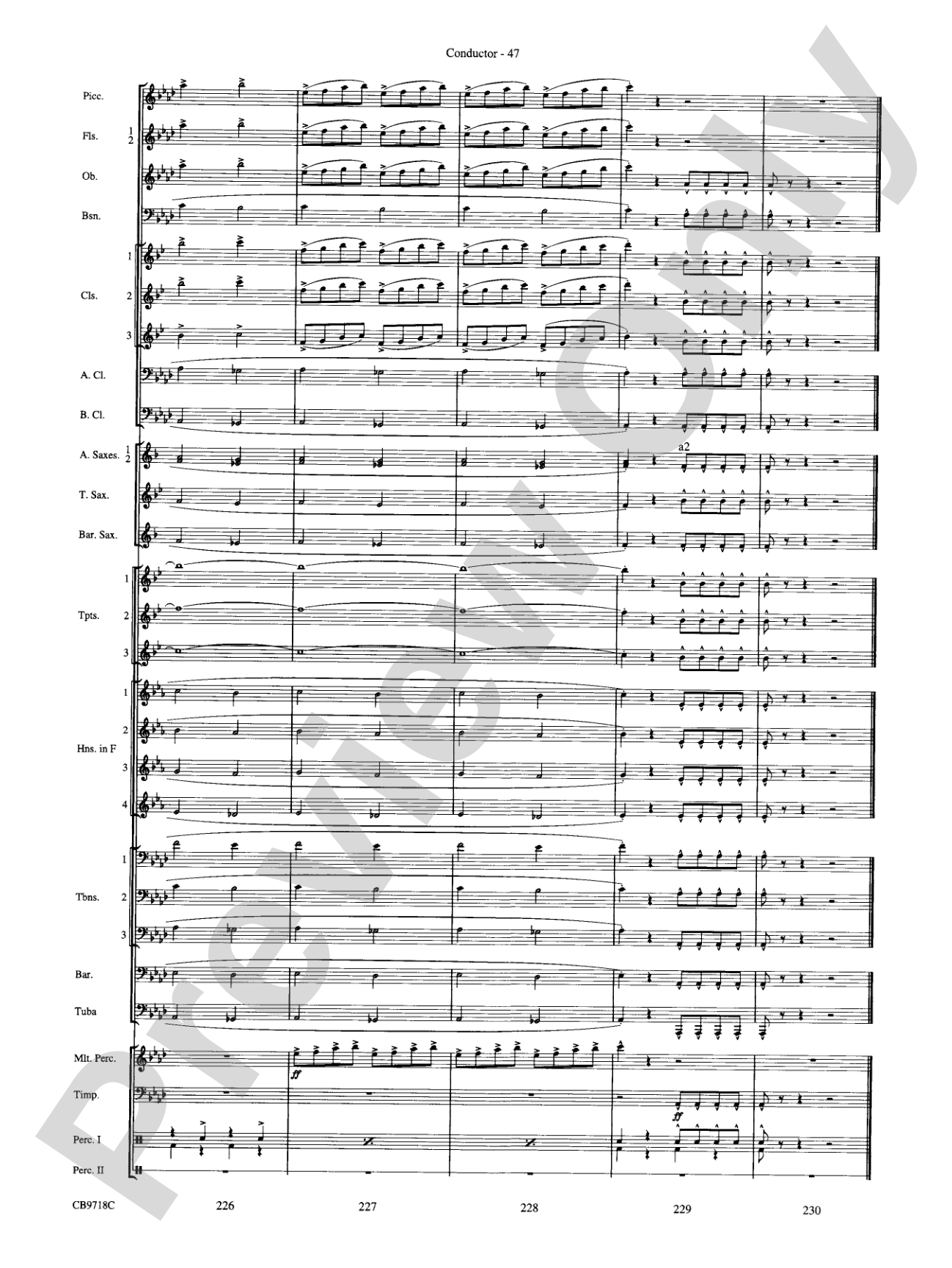 Gershwin! (Medley): Concert Band Conductor Score & Parts