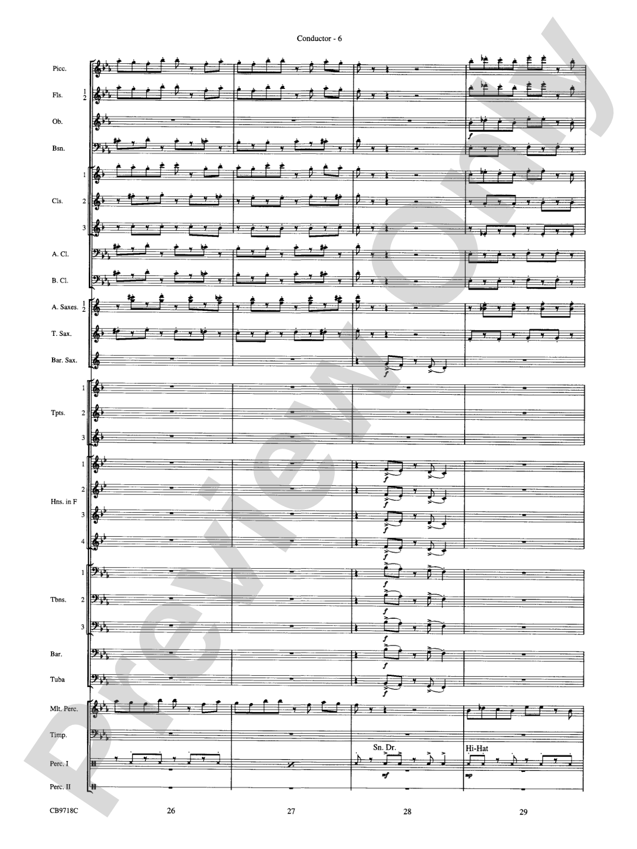 Gershwin! (Medley): Concert Band Conductor Score & Parts