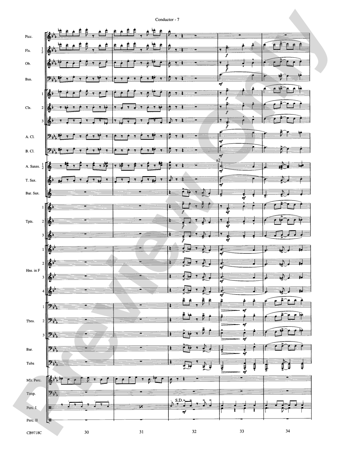 Gershwin! (Medley): Concert Band Conductor Score & Parts