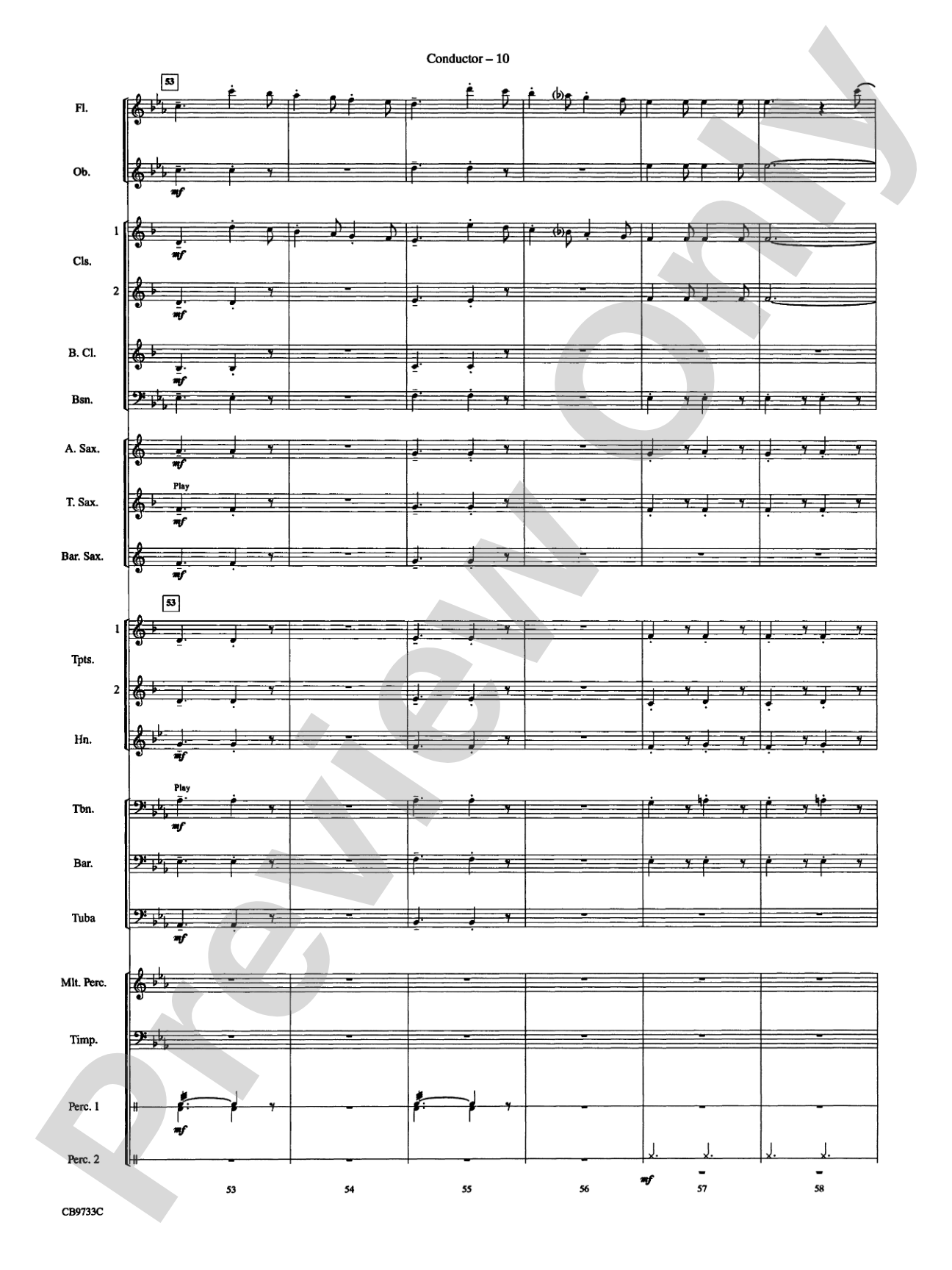 The Wizard of Oz, Highlights from: Concert Band Conductor Score & Parts