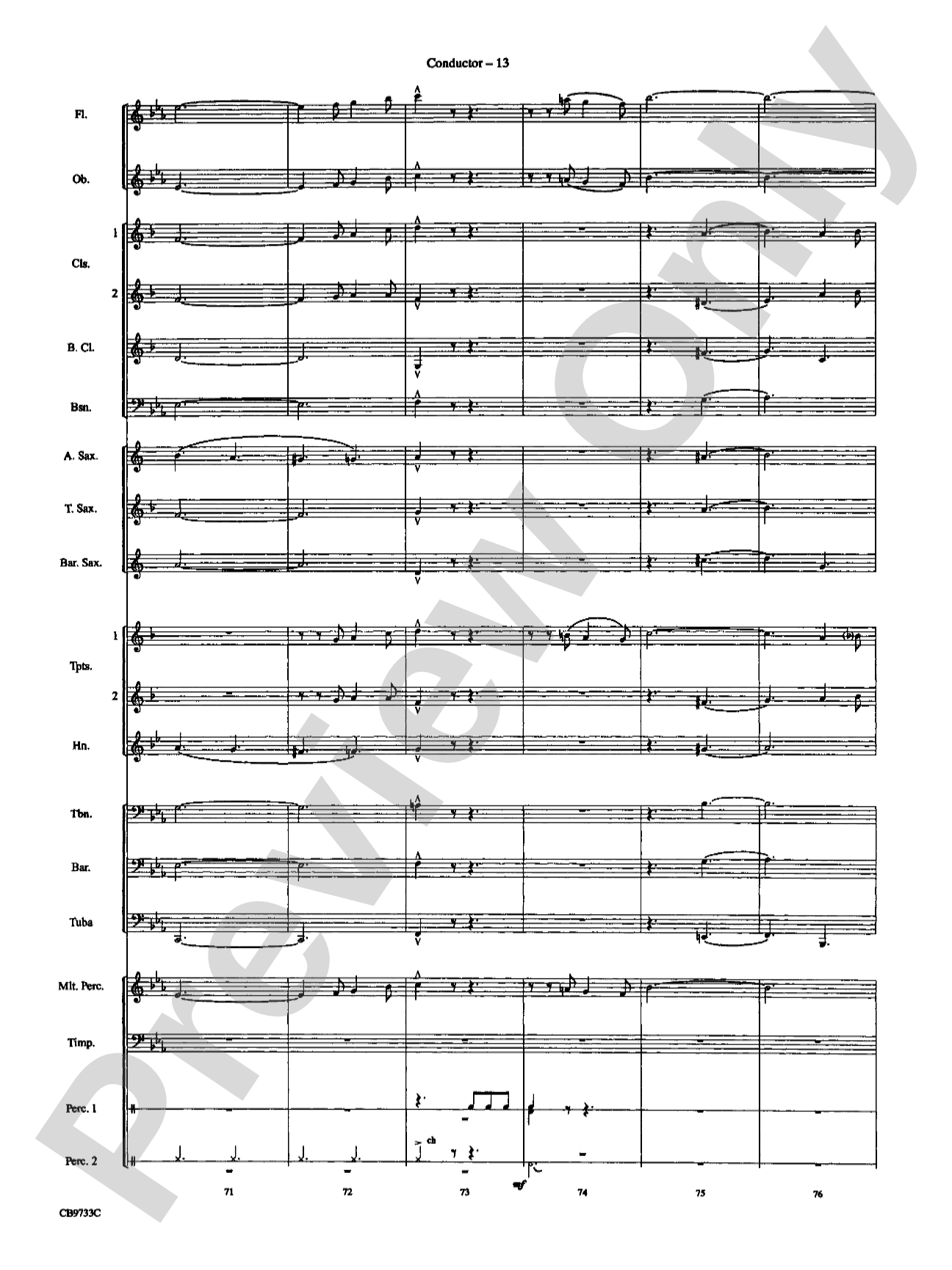 The Wizard of Oz, Highlights from: Concert Band Conductor Score & Parts