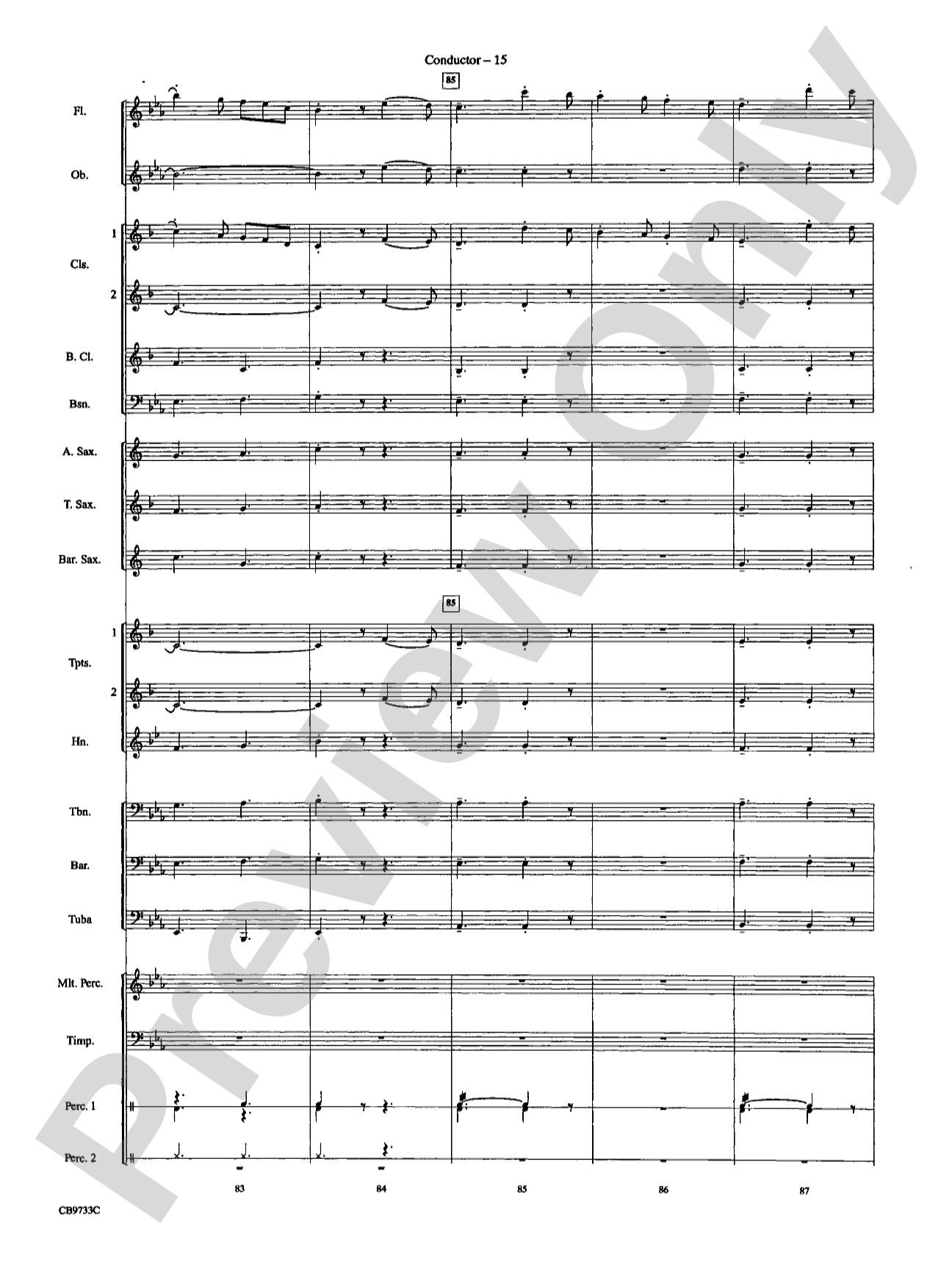 The Wizard of Oz, Highlights from: Concert Band Conductor Score & Parts