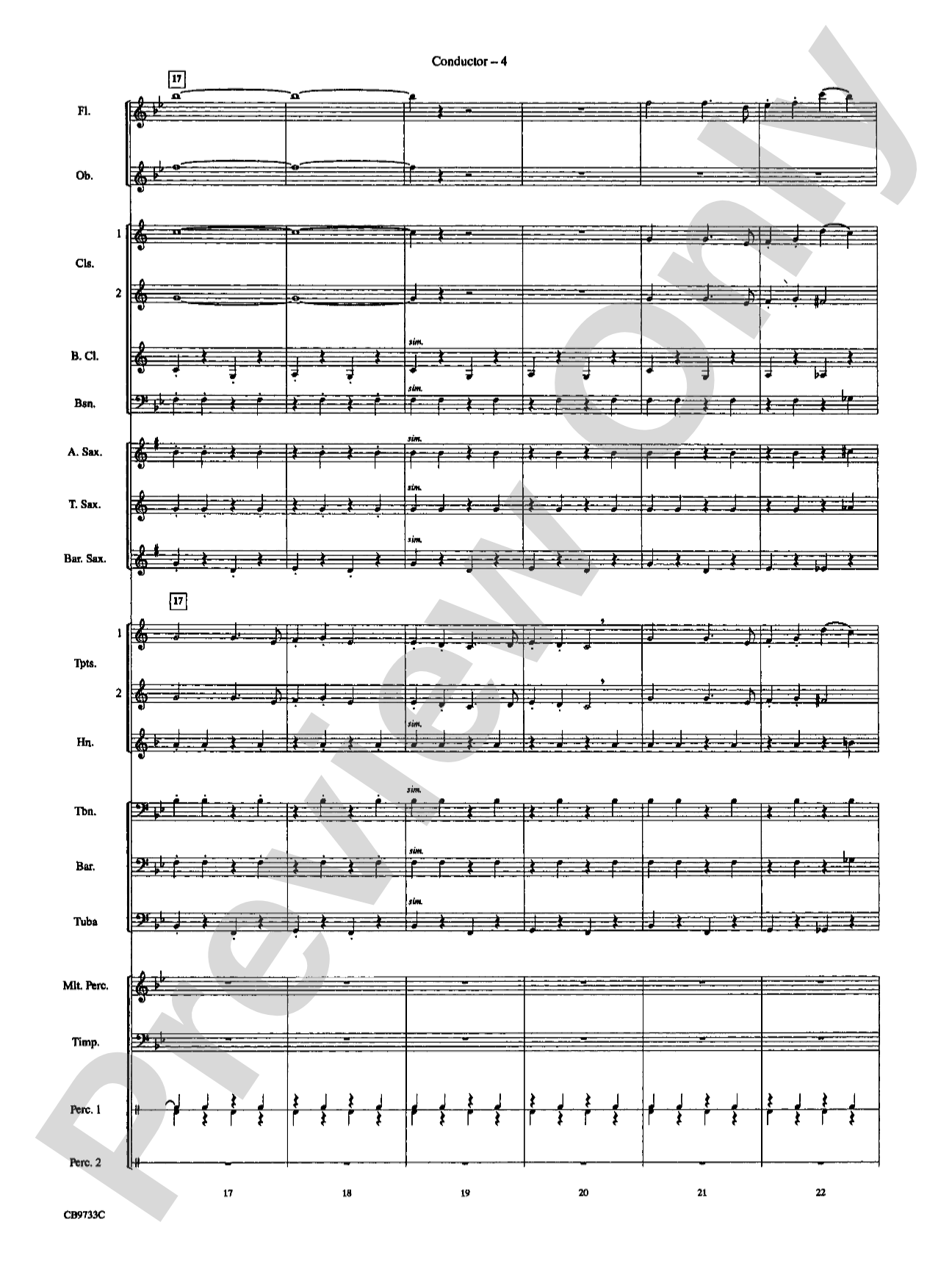 The Wizard of Oz, Highlights from: Concert Band Conductor Score & Parts