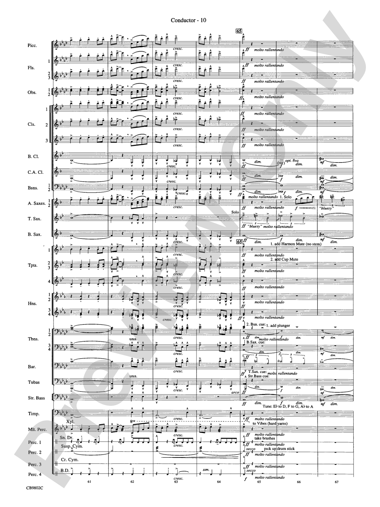 Porgy and Bess® (Medley): Concert Band Conductor Score & Parts