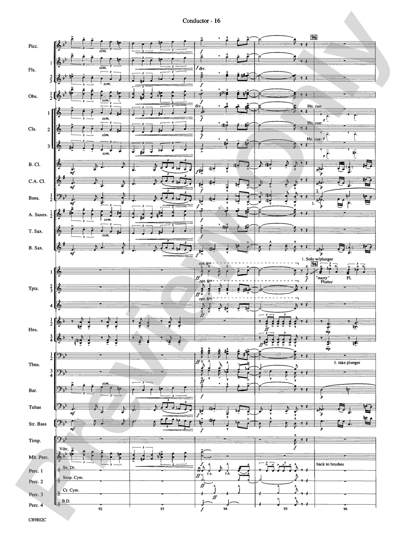 Porgy and Bess® (Medley): Concert Band Conductor Score & Parts
