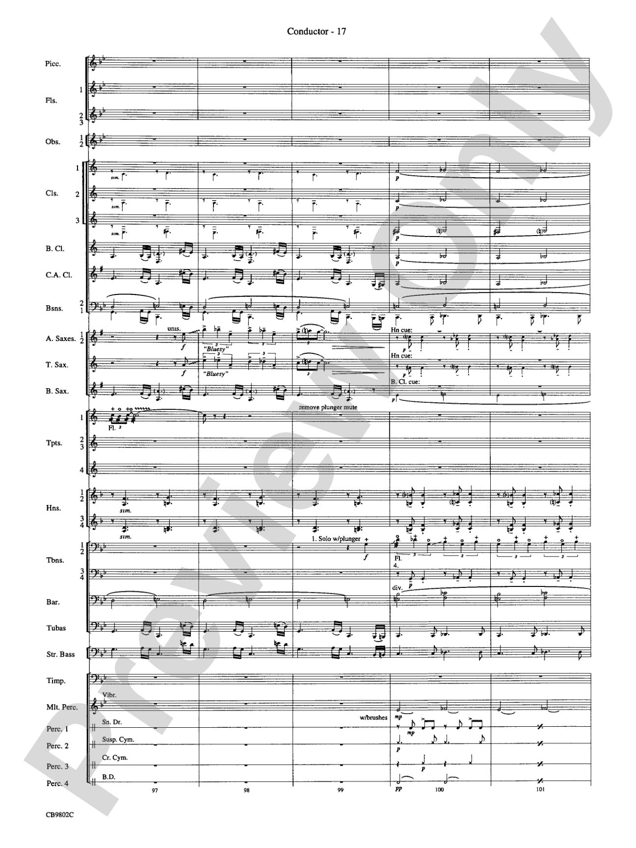 Porgy and Bess® (Medley): Concert Band Conductor Score & Parts